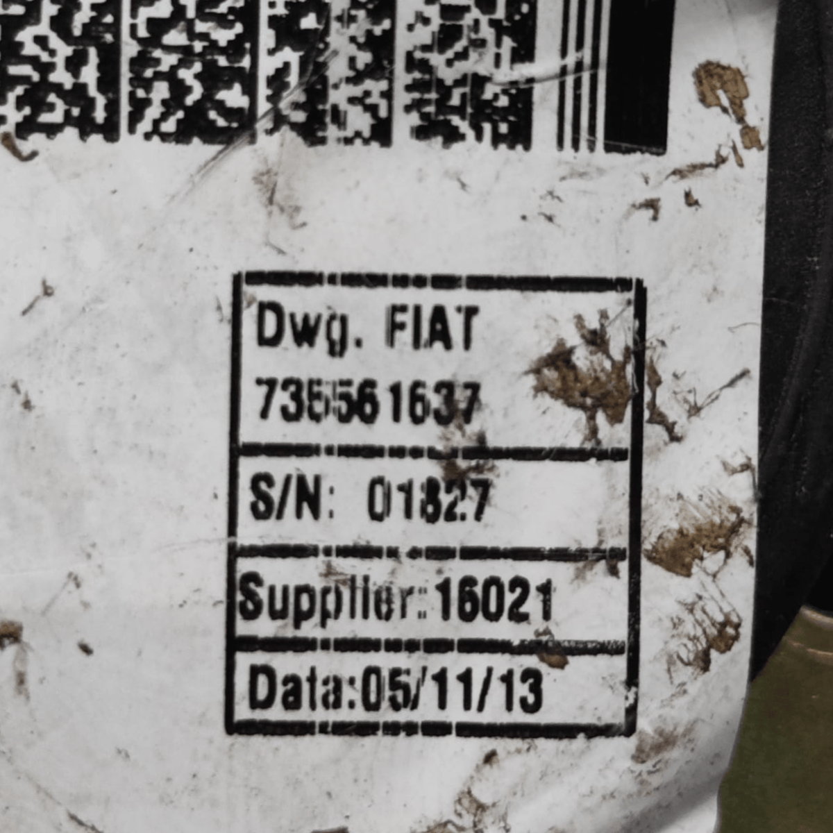 Cintura Di Sicurezza Posteriore Sinistra Fiat Panda ( 312 - 2018 ) COD: 735561637 - F&P CRASH SRLS - Ricambi Usati