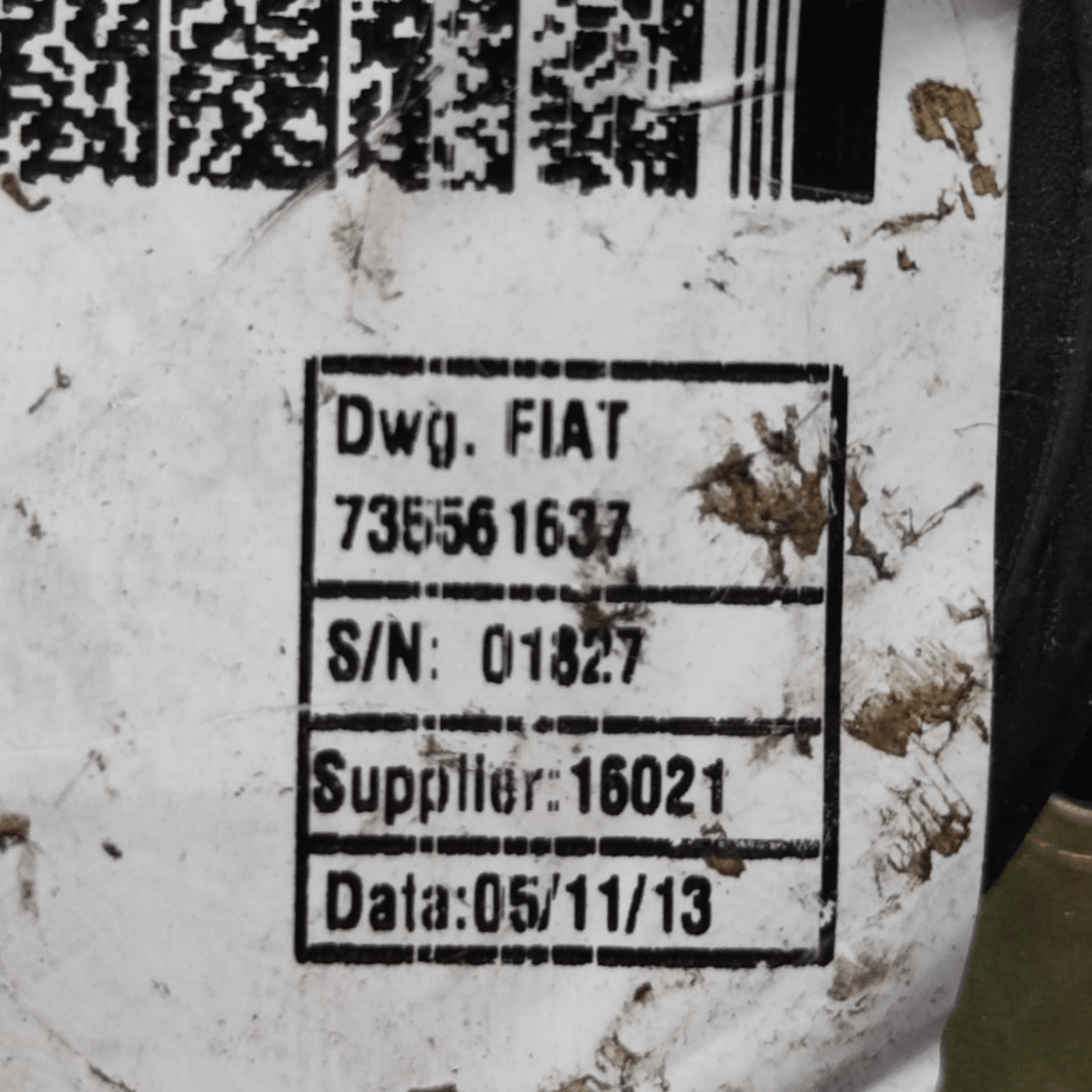 Cintura Di Sicurezza Posteriore Sinistra Fiat Panda ( 312 - 2018 ) COD: 735561637 - F&P CRASH SRLS - Ricambi Usati