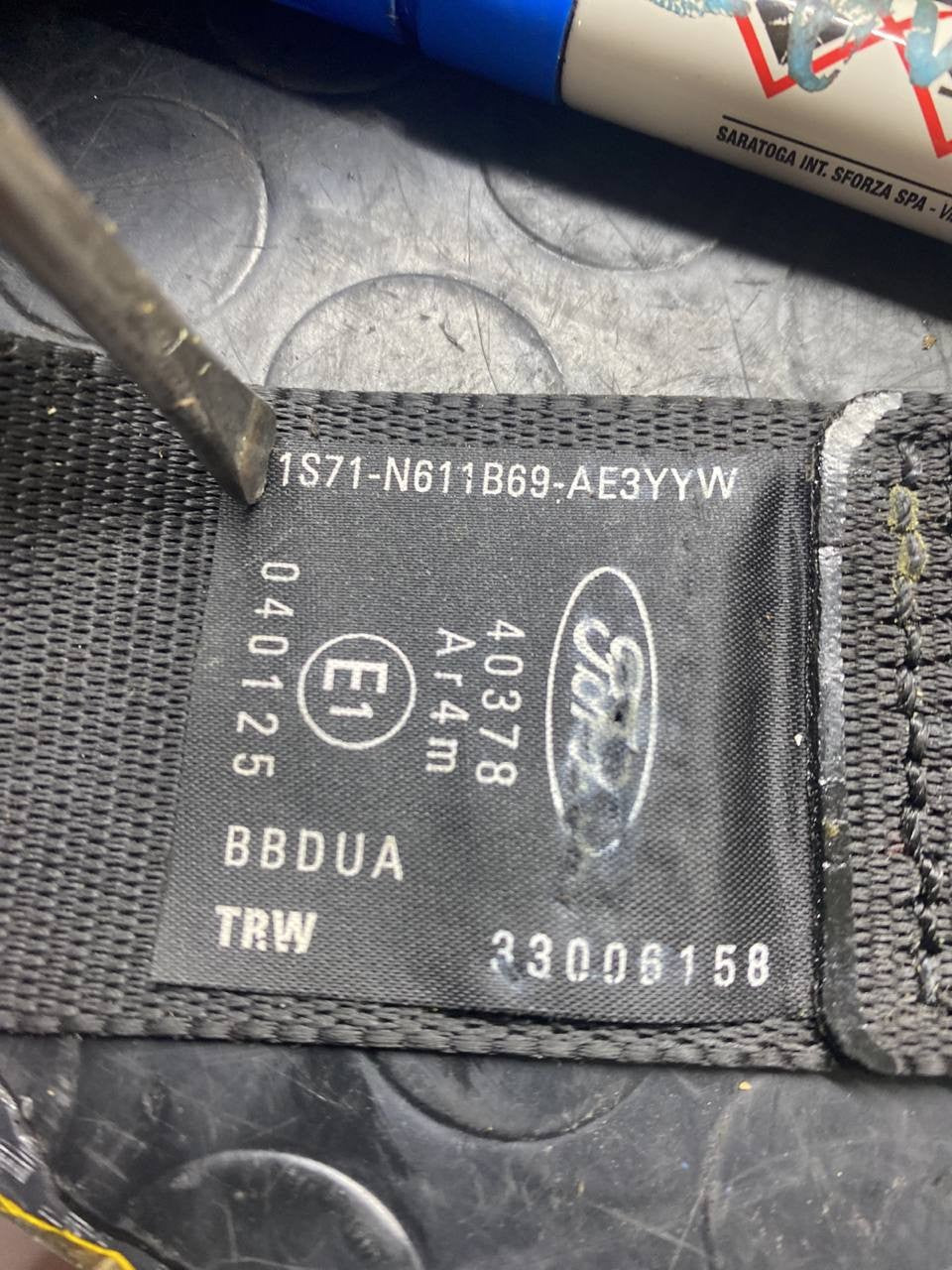 Cintura di sicurezza posteriore sinistra Ford mondeo cod:1S71N611B69 33006158 - F&P CRASH SRLS - Ricambi Usati