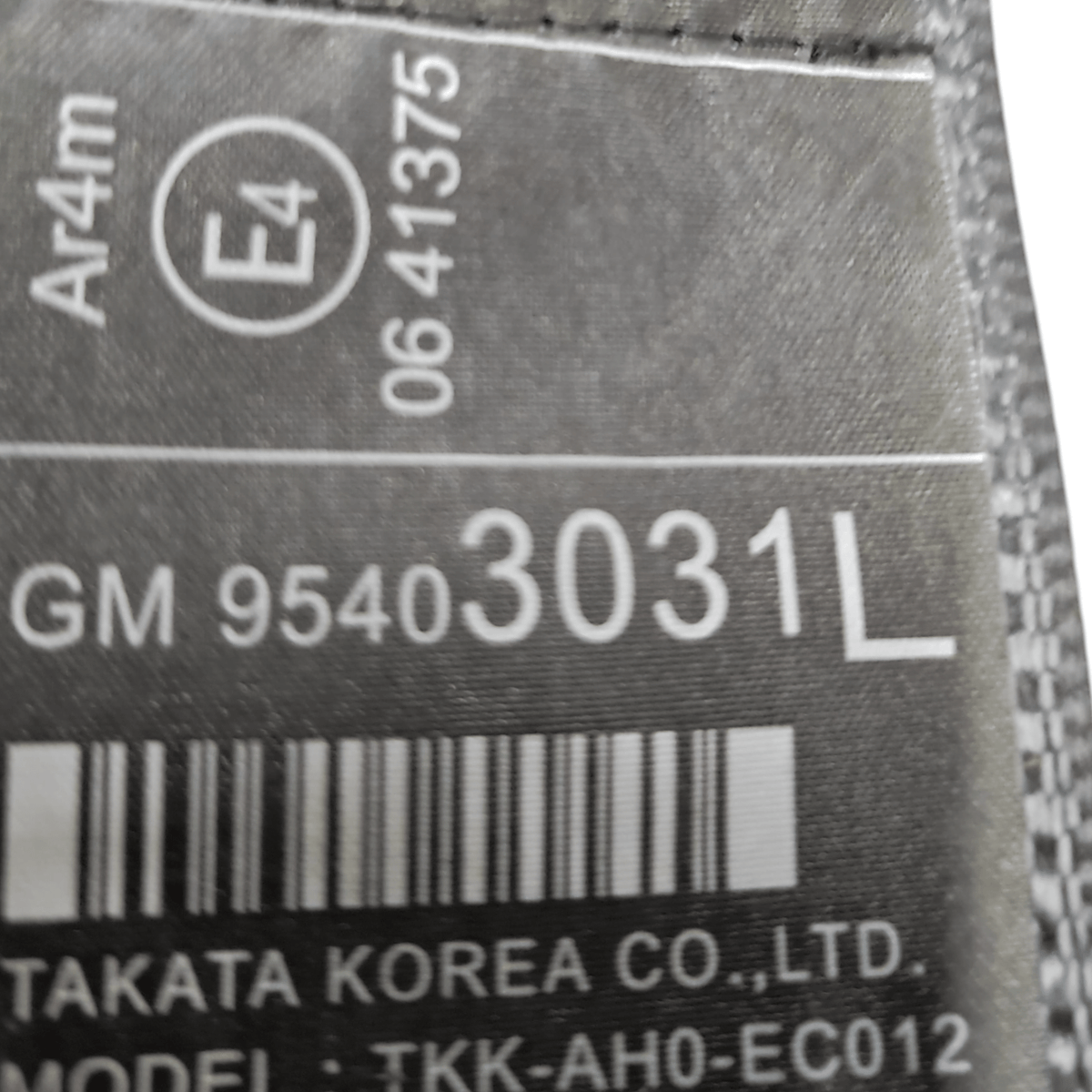 Cintura Di Sicurezza Posteriore Sinistra Opel Mokka X COD: 95403031 (2012 - 2019) - F&P CRASH SRLS - Ricambi Usati