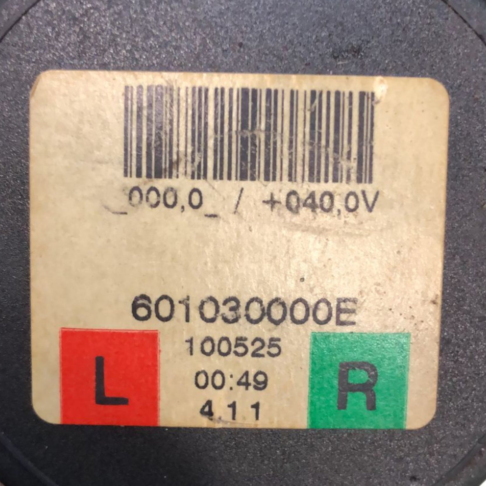 Cintura Di Sicurezza Posteriore Sinistra Sx Mini Cooper One (R56) (2007 > 2016) cod:601030000E - F&P CRASH SRLS - Ricambi Usati