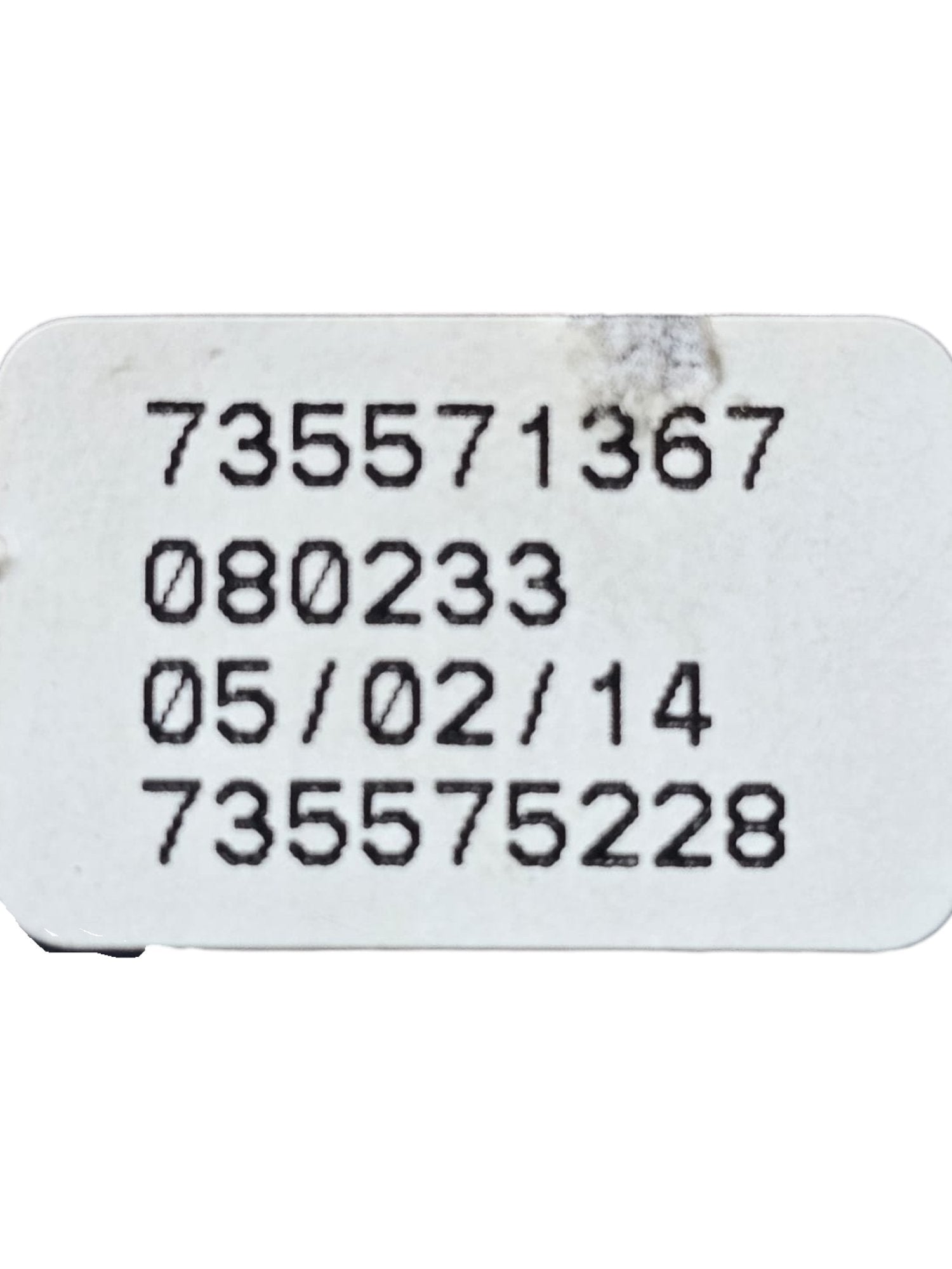 Cod:735571367 Comando Pulsante Interruttore Modalità ECO + ESP / ASR Controllo di Trazione Fiat 500L (2012 - 2022) - F&P CRASH SRLS - Ricambi Usati