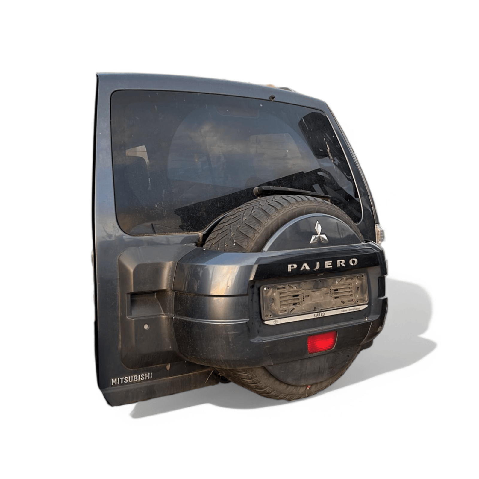 Cofano/ bagagliaio posteriore grigio Mitsubishi Pajero V80 (2006) 5 porte / portellone - F&P CRASH SRLS - Ricambi Usati