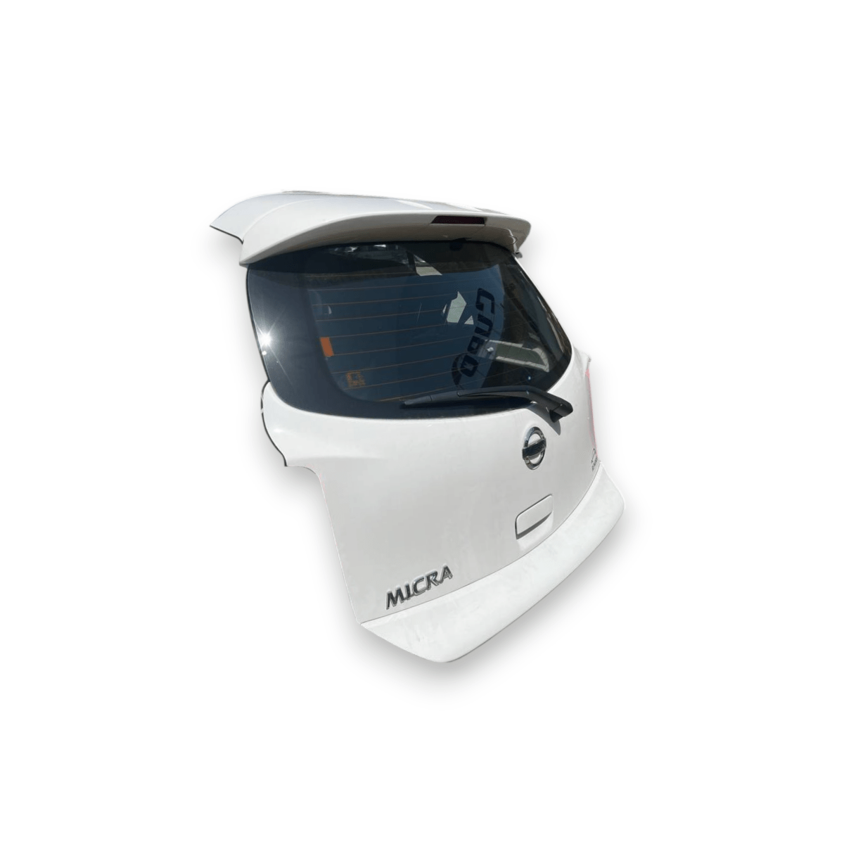 Cofano / Portellone / Bagagliaio posteriore Bianco Nissan Micra K13 5 Porte (2010 al 2017) - F&P CRASH SRLS - Ricambi Usati