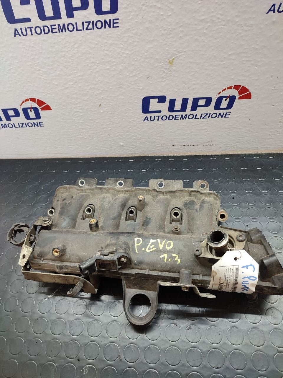 Collettore aspirazione Fiat Panda / Punto 1.3 multijet 55kw cod 73501353 - F&P CRASH SRLS - Ricambi Usati