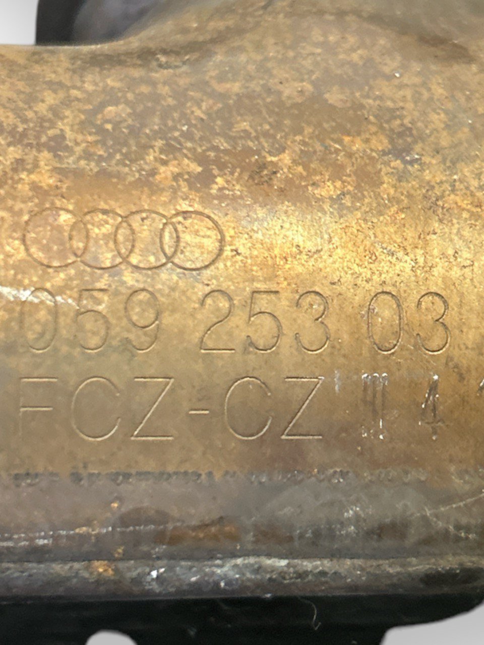 Collettore (Curva) Di Scarico Sinistra (SX) Audi A7 (C7) (4G) / Audi A6 (C7) (4G) / Audi A8 / Audi Q7 / Audi Q5 (8R) / Porsche Panamera (970) 3.0 Diesel / TDI (2010 > 2017) cod.05925303 - F&P CRASH SRLS - Ricambi Usati