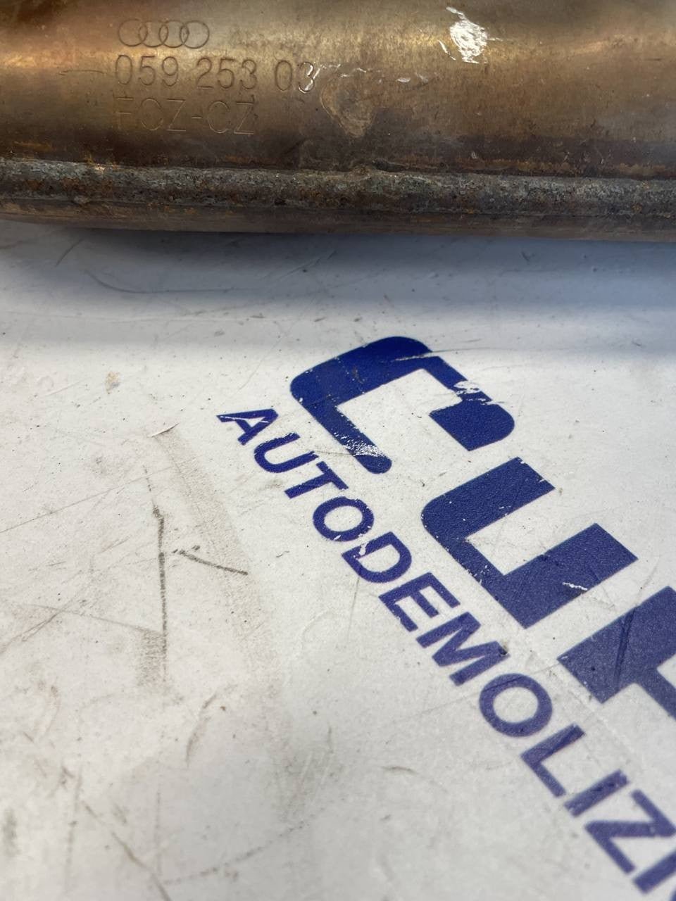 Collettore (curva) di scarico sinistro Porsche Panamera 970 3.0 - F&P CRASH SRLS - Ricambi Usati