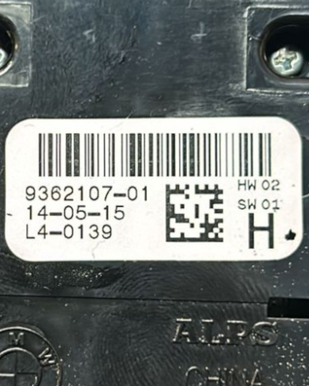 Comandi Alzavetri Anteriore Sinistro BMW Serie 3 (F31) Touring cod.9362107 (2013 > 2019) - F&P CRASH SRLS - Ricambi Usati