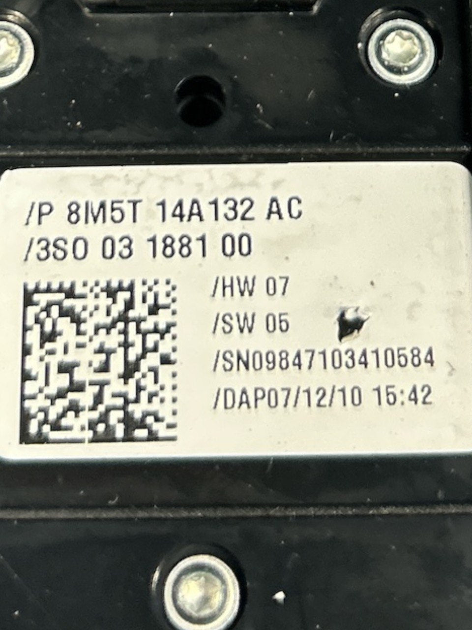 Comandi Alzavetri Anteriore Sinistro Ford Kuga I (2008 > 2012) cod.8M5T14A132AC - F&P CRASH SRLS - Ricambi Usati