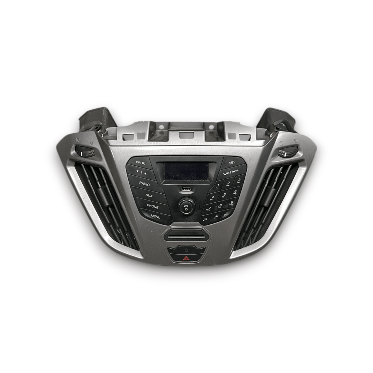 Comandi autoradio + Bocchette Aria Ford Transit cod:BK2T - 18D815 - GD (2012 &gt;) - F&amp;P CRASH SRLS - Ricambi Usati