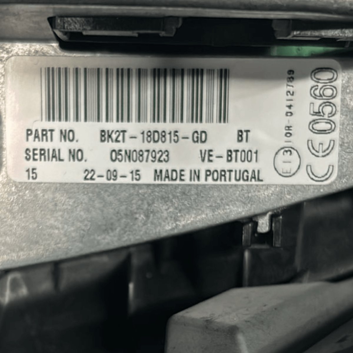 Comandi autoradio + Bocchette Aria Ford Transit cod:BK2T - 18D815 - GD (2012 >) - F&P CRASH SRLS - Ricambi Usati