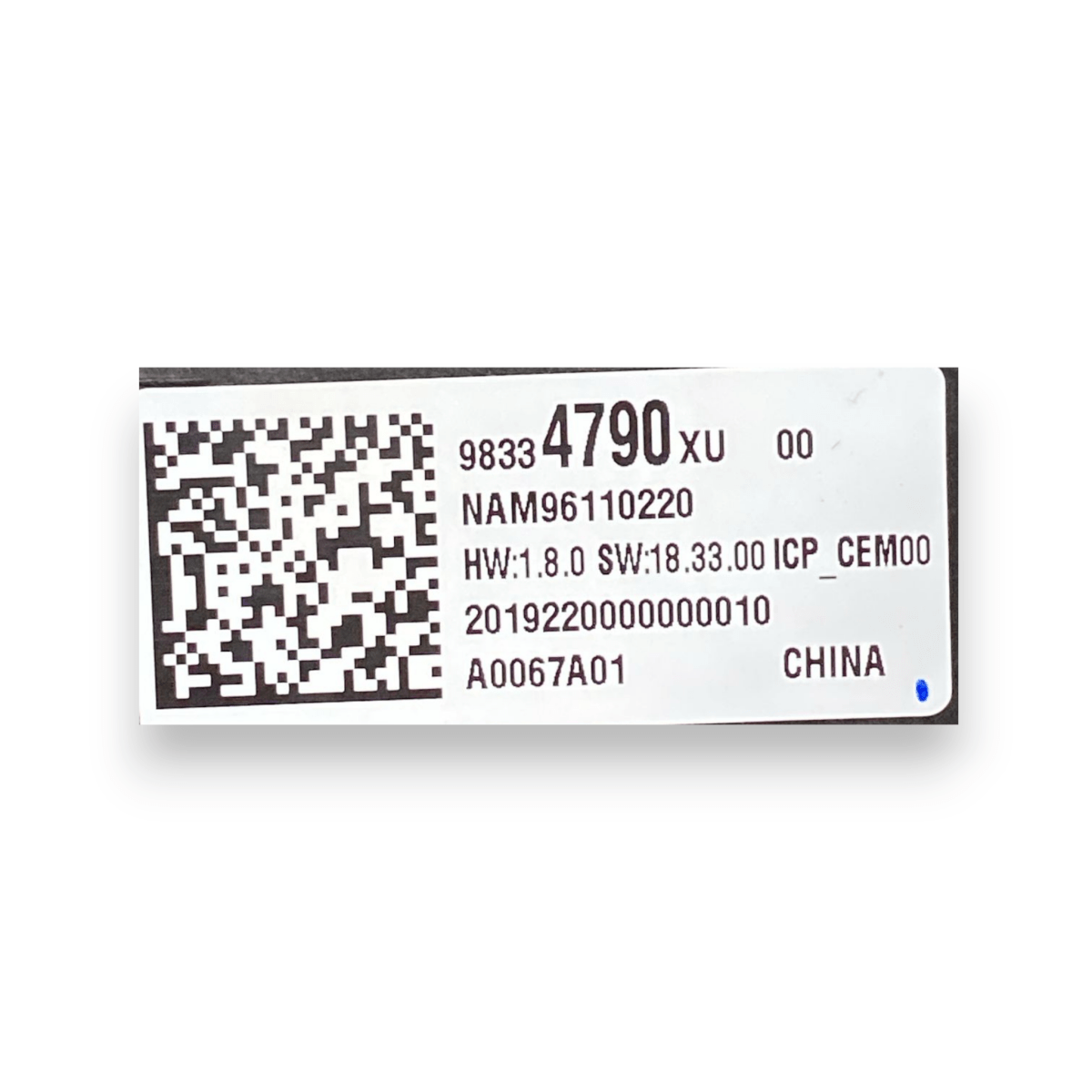 Comandi autoradio peugeot 508 II cod:98334790xu (2018 - ) - F&P CRASH SRL - Ricambi Usati