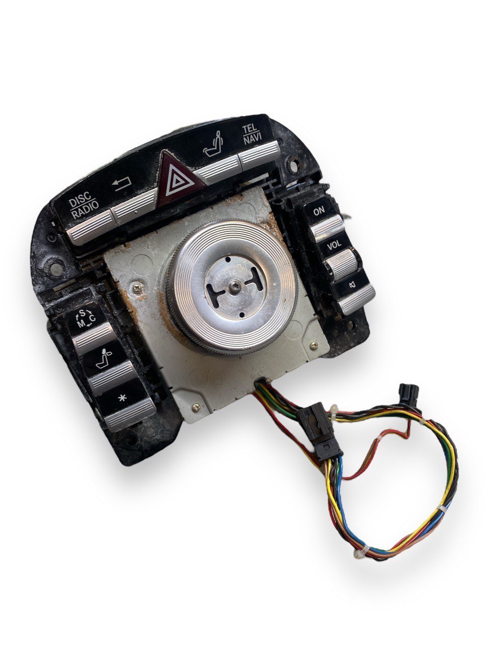 Comandi centrali ( Quattro frecce, Comandi Radio, Comandi volume ) 8 fili Mercedes Classe S W221 ( 2008 ) cod. A2218705358 - F&P CRASH SRLS - Ricambi Usati