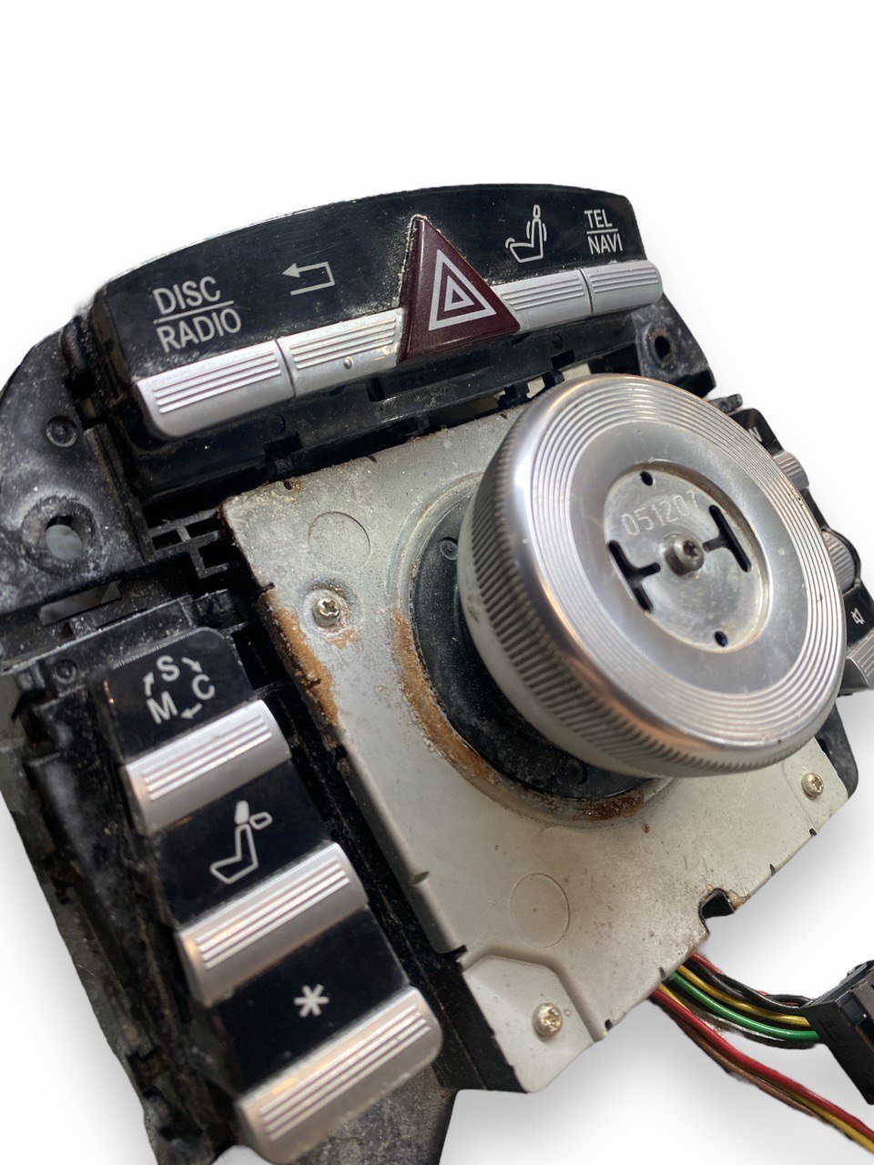 Comandi centrali ( Quattro frecce, Comandi Radio, Comandi volume ) 8 fili Mercedes Classe S W221 ( 2008 ) cod. A2218705358 - F&P CRASH SRLS - Ricambi Usati