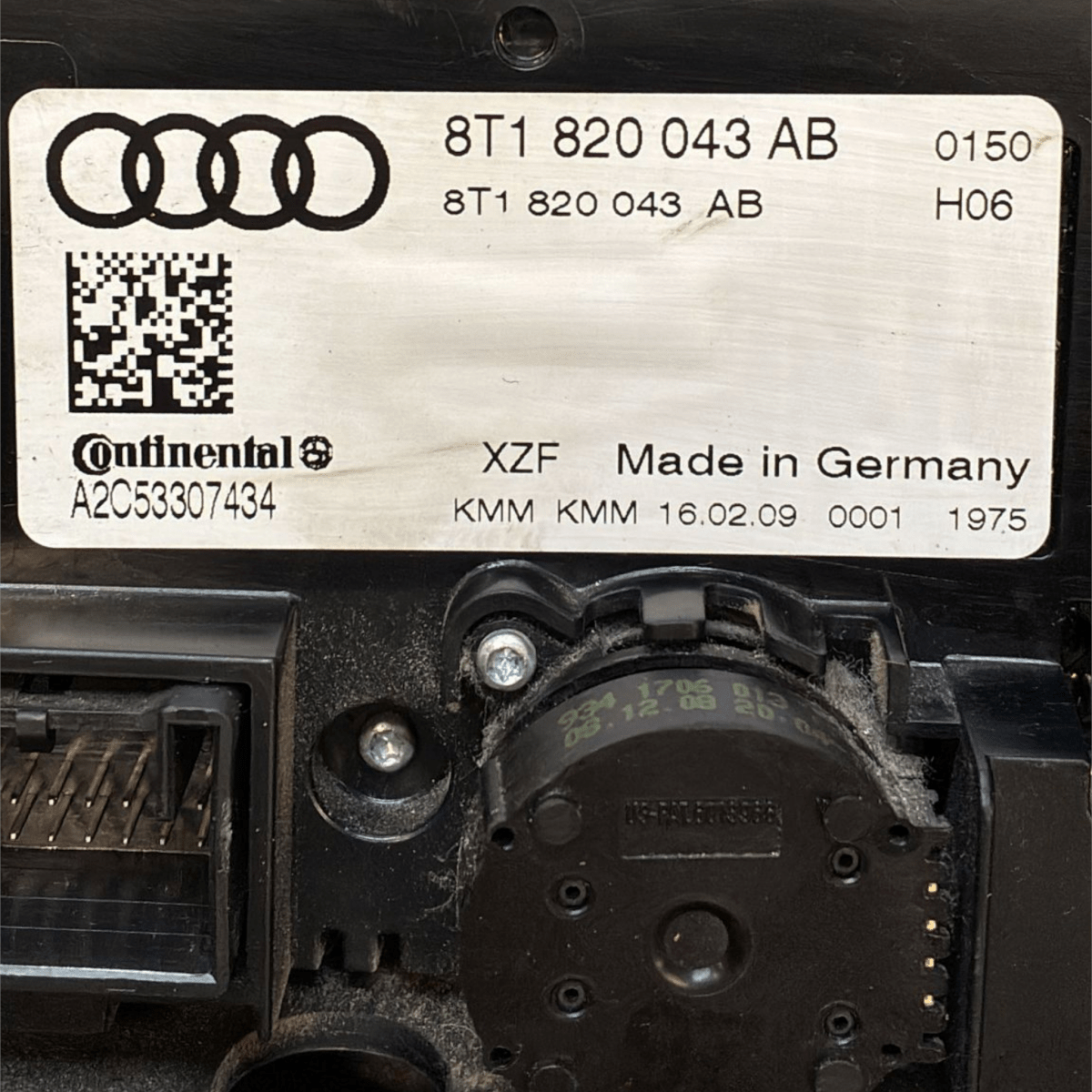 Comandi clima audi a4 b8 cod : 8t1820043ab (2007 - 2016) - F&P CRASH SRL - Ricambi Usati