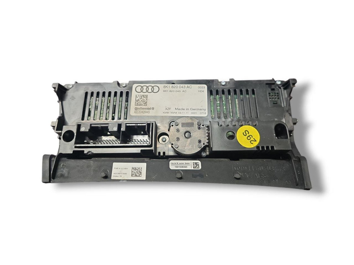 Comandi Clima Automatico Audi A5 8T Cod : 8K1820043AC 2.0 Diesel (2007 - 2016) - F&P CRASH SRLS - Ricambi Usati