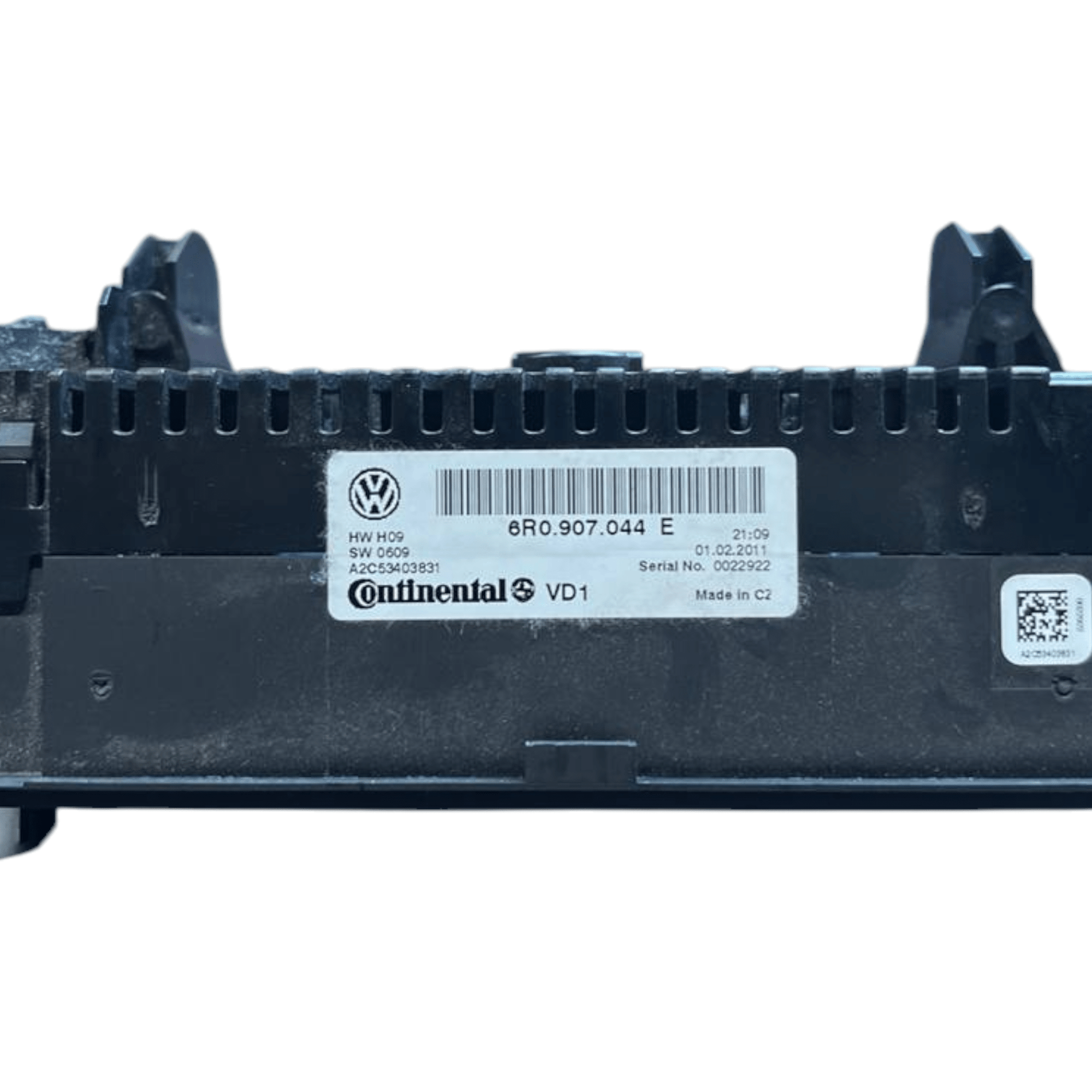 Comandi clima automatico bizona Volkswagen Polo 6R / Polo Cross (2009 - 2017) cod.6R0907044E - F&P CRASH SRLS - Ricambi Usati