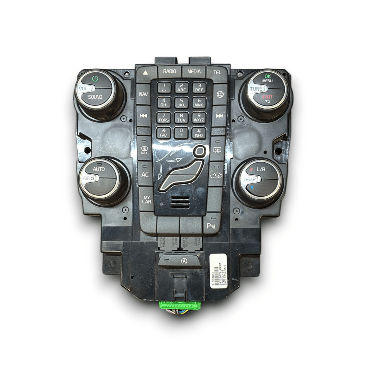 Comandi clima automatico + comandi autoradio volvo v40 cod : 31398643 (2012 - 2019) - F&P CRASH SRL - Ricambi Usati
