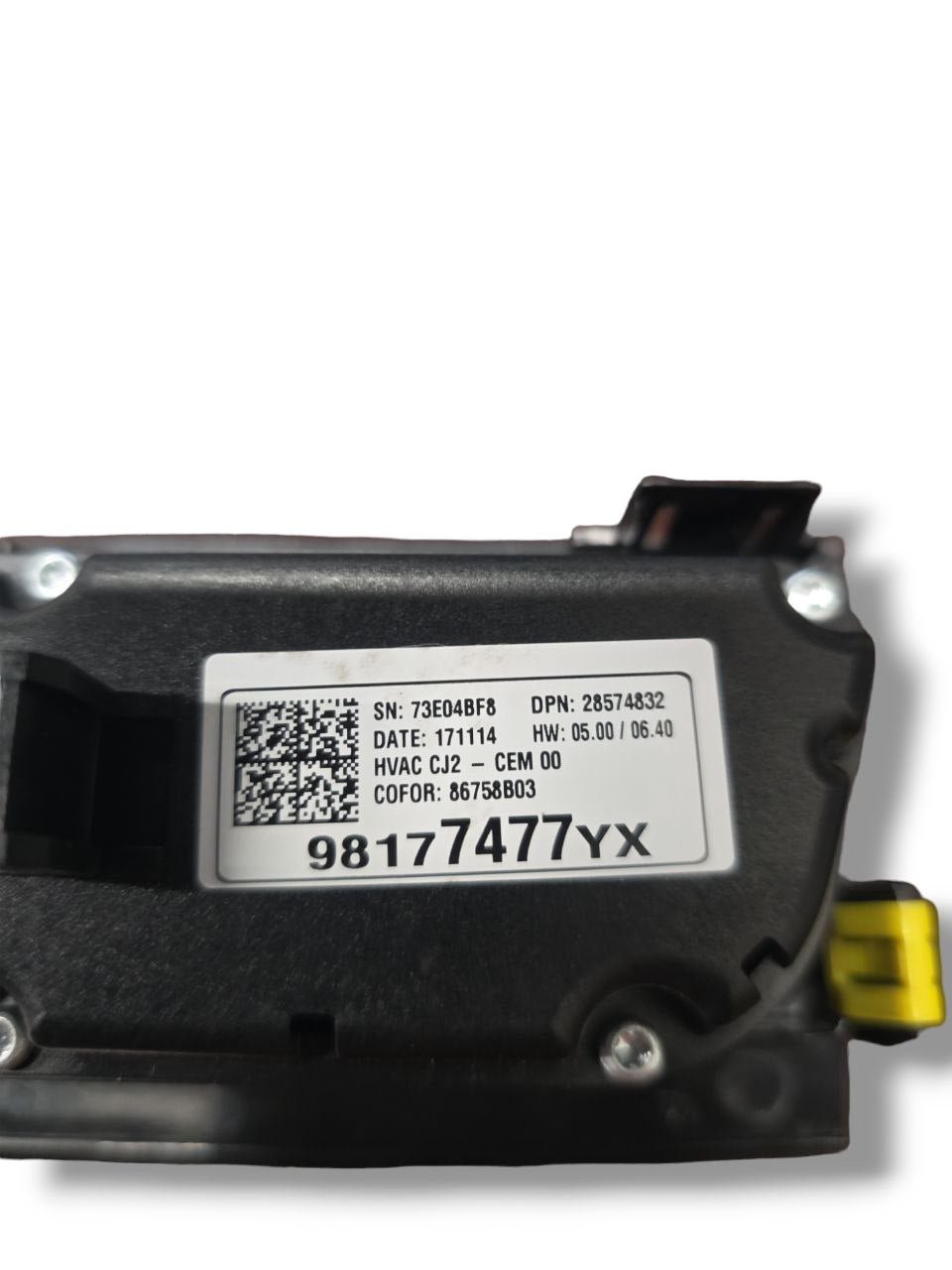 Comandi Clima Automatico Opel Grandland X (2017>) Cod : 98177477YX - F&P CRASH SRLS - Ricambi Usati