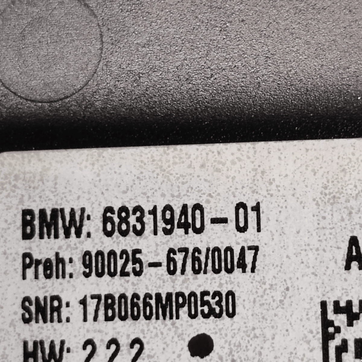 Comandi Clima Bmw X5 F15 2.0 Diesel COD: 6831940 - 01 (2013 - 2018) - F&P CRASH SRLS - Ricambi Usati