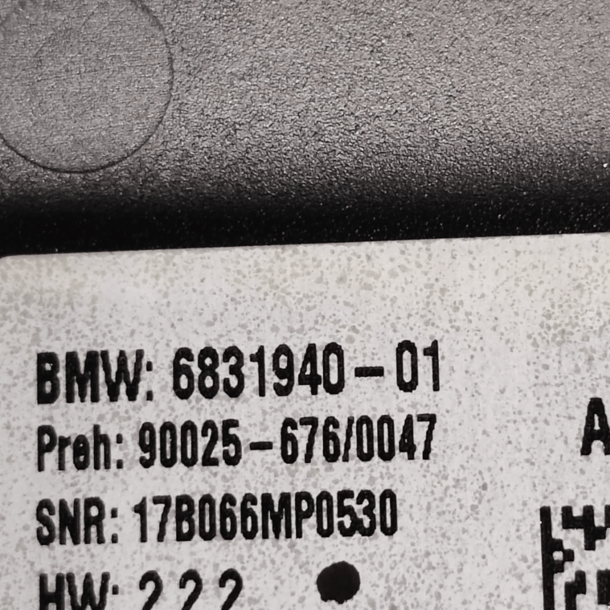 Comandi Clima Bmw X5 F15 2.0 Diesel COD: 6831940 - 01 (2013 - 2018) - F&P CRASH SRLS - Ricambi Usati