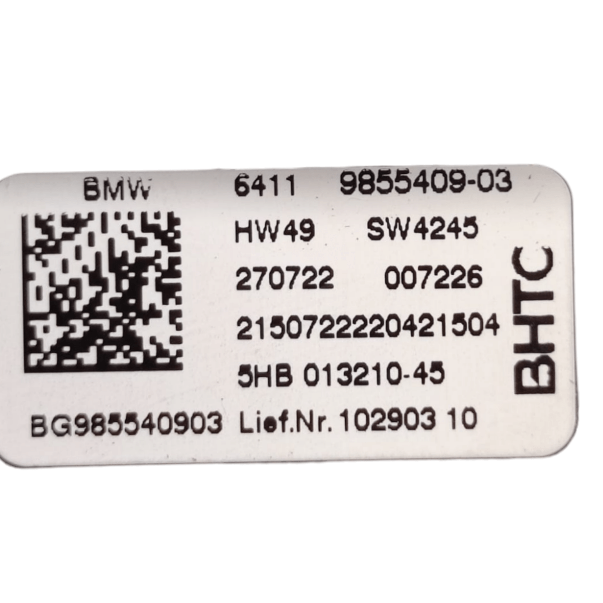 Comandi clima + bocchette bmw x3 g01 restyling cod: 985540903 (2021 - 2024) - F&P CRASH SRLS - Ricambi Usati