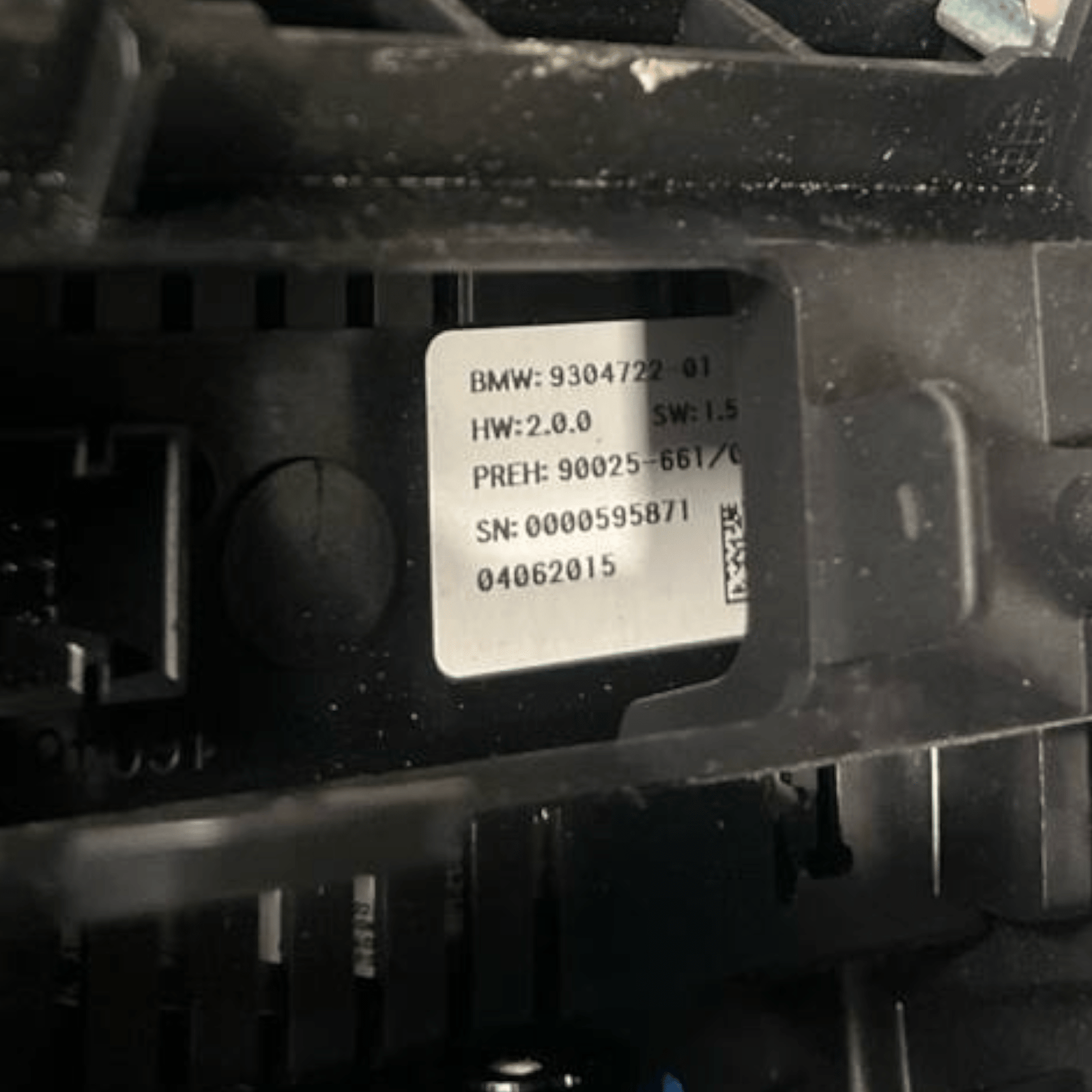 Comandi Clima + Bocchette posteriore Bmw Serie 6 Gran Coupè (2012 al 2018) cod: 9304722 - 01 - F&P CRASH SRLS - Ricambi Usati