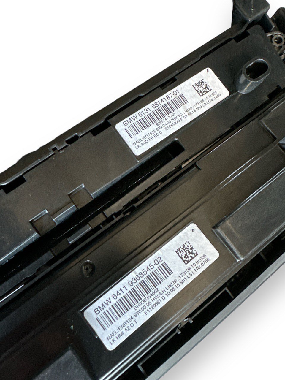 Comandi clima completo + comandi radio e vano CD BMW Serie 4 F32 ( 2018 ) cod. 6411936354502 - 61318414187-01 - F&P CRASH SRLS - Ricambi Usati