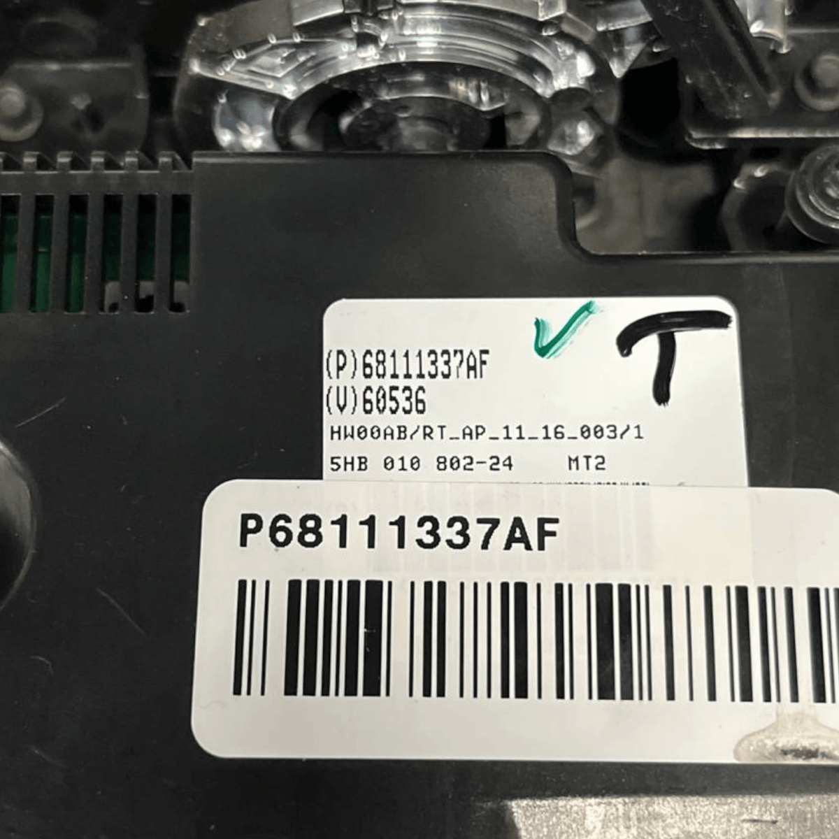 Comandi clima con bocchette aria Lancia Voyager cod. P68111337AF (2011 - 2014) - F&P CRASH SRLS - Ricambi Usati