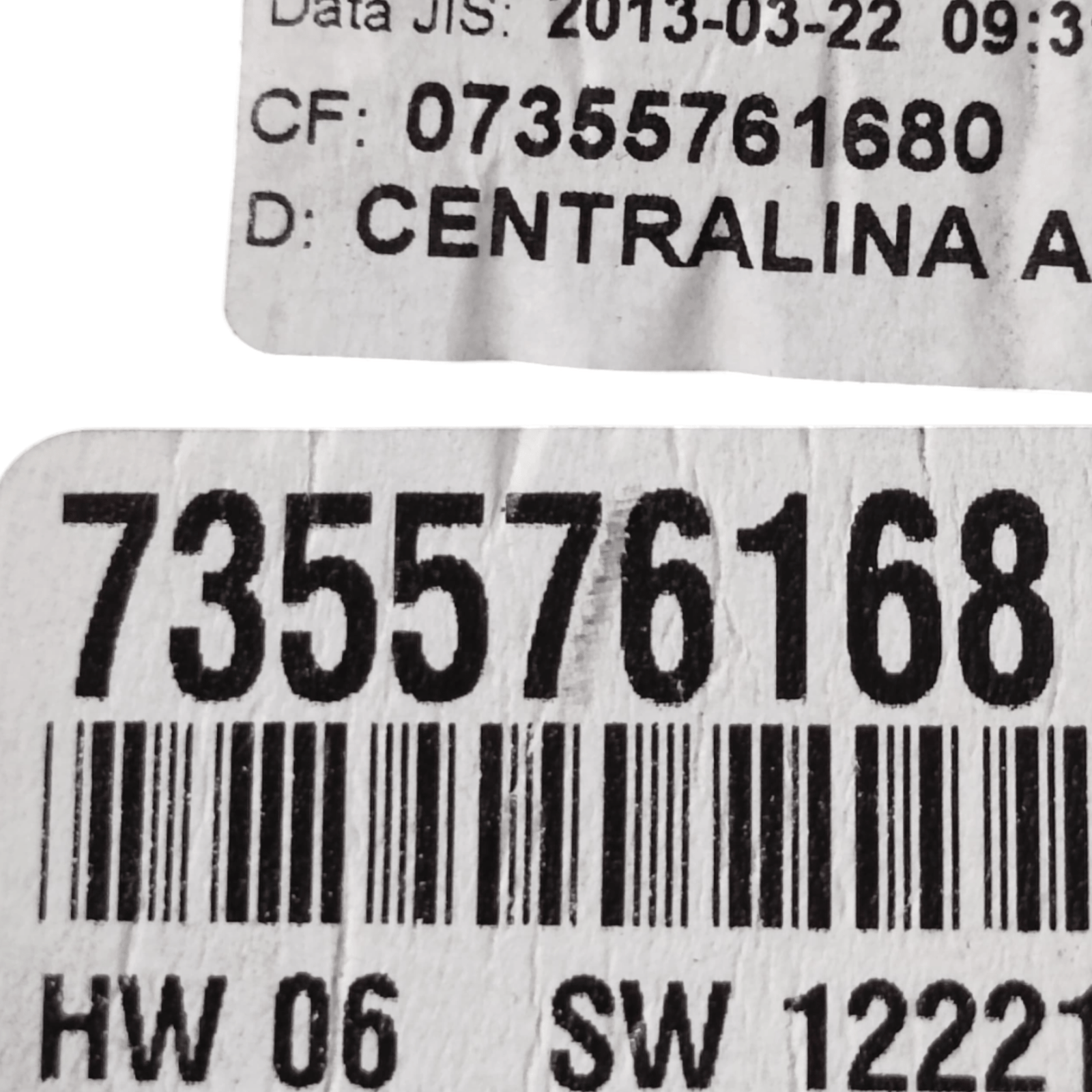Comandi Clima Fiat 500L 1.3 Diesel COD: 735576168 (2012 - 2022) - F&P CRASH SRLS - Ricambi Usati