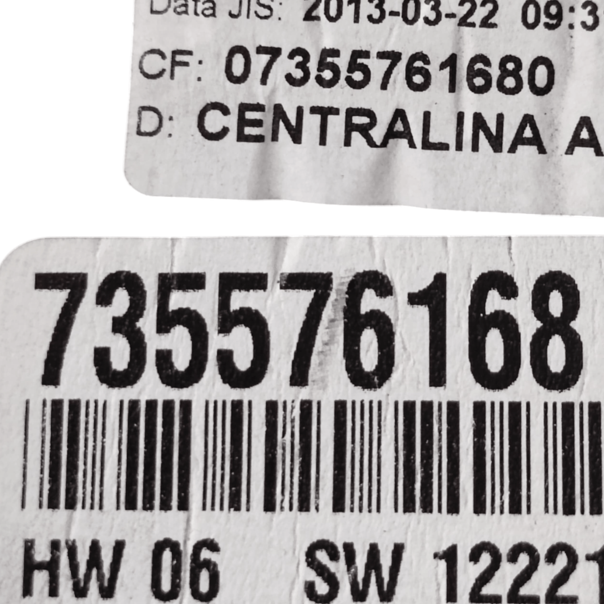 Comandi Clima Fiat 500L 1.3 Diesel COD: 735576168 (2012 - 2022) - F&P CRASH SRLS - Ricambi Usati