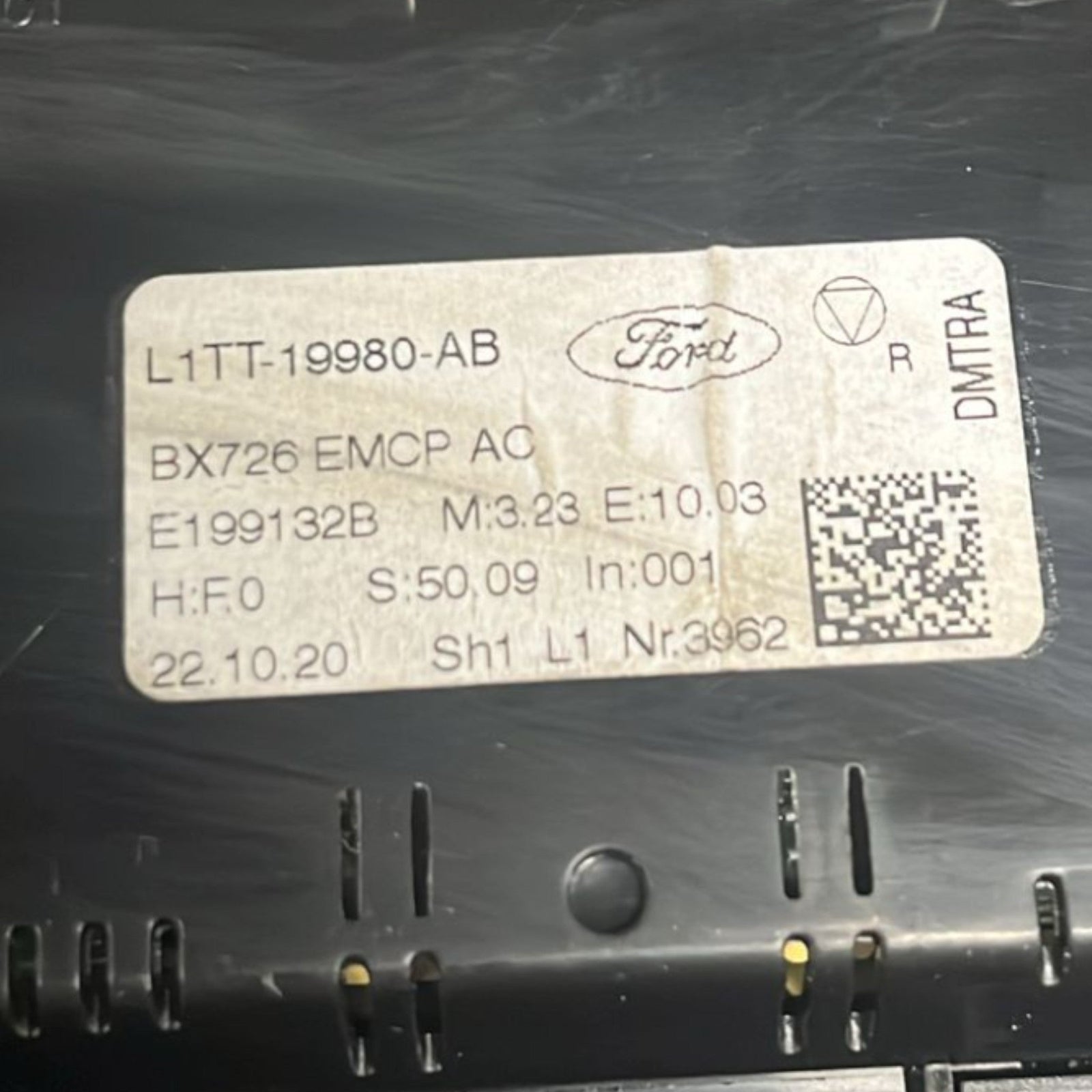 Comandi Clima Ford Puma cod:L1TT - 19980 - AB (2019 >) - F&P CRASH SRLS - Ricambi Usati