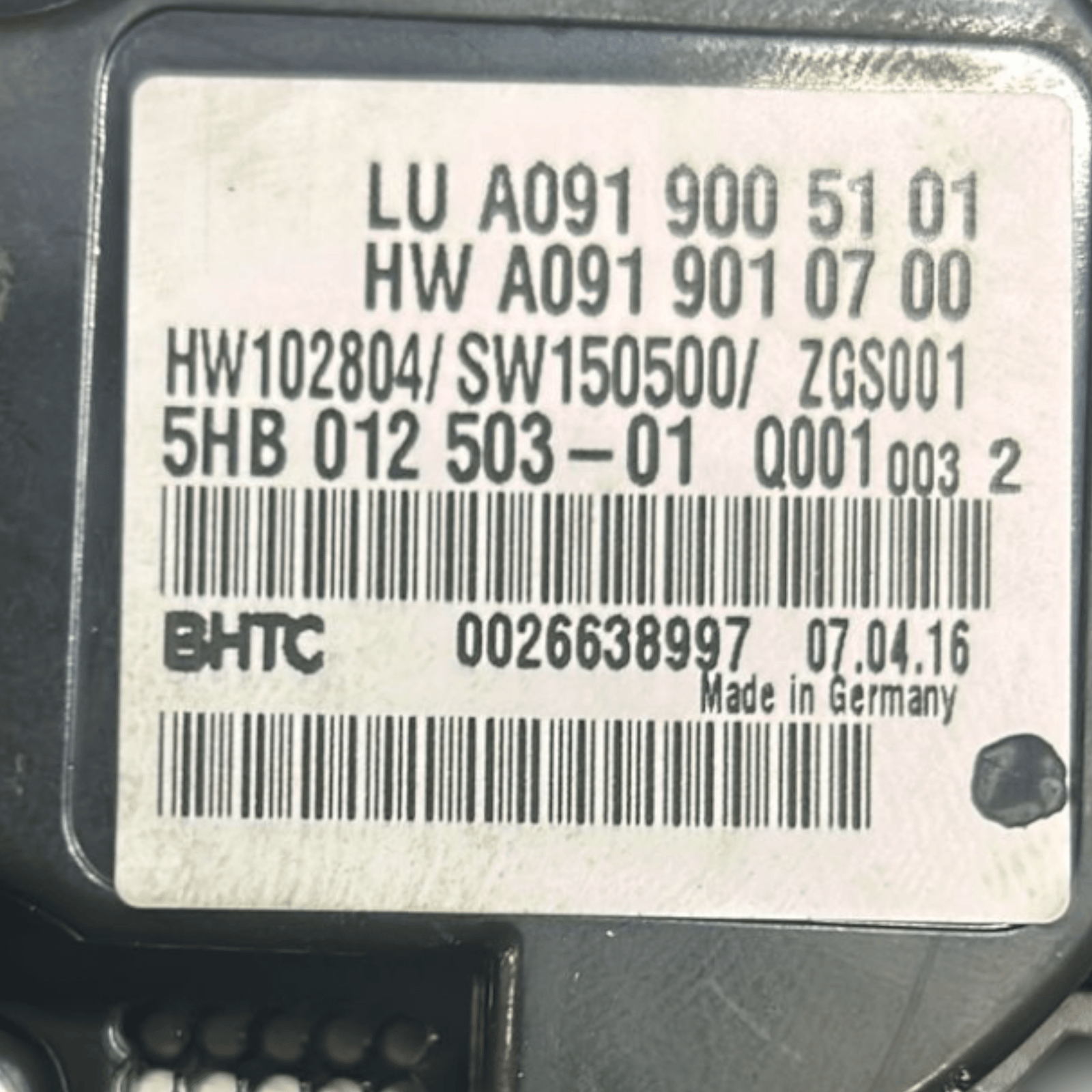 Comandi Clima Infinity Q30 (2015 > 2019) cod:5HB012503 - 01 - F&P CRASH SRLS - Ricambi Usati