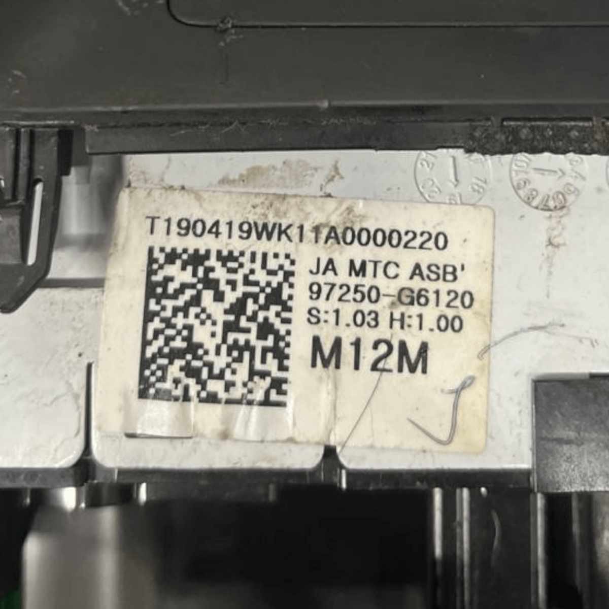 Comandi Clima Kia Picanto III (2017 - ) cod: 97250 - G6120 - F&P CRASH SRLS - Ricambi Usati