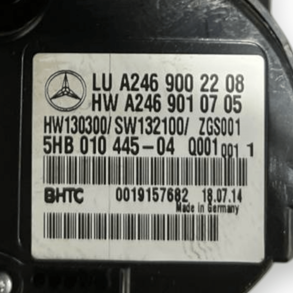 Comandi Clima Mercedes - Benz Classe B W246 (2011 al 2018) cod: A2469002208 - F&P CRASH SRLS - Ricambi Usati