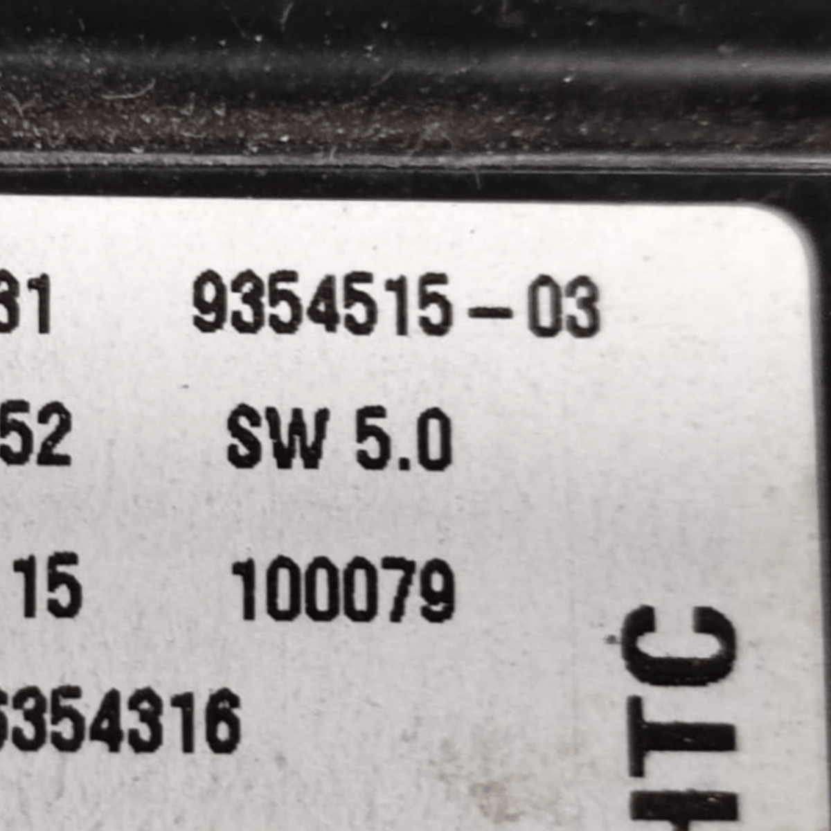 Climate control commands mini cooper f56 1.5 diesel code: 9354515 - 03 (2014 - 2023) - F&P CRASH SRLS - Used Parts