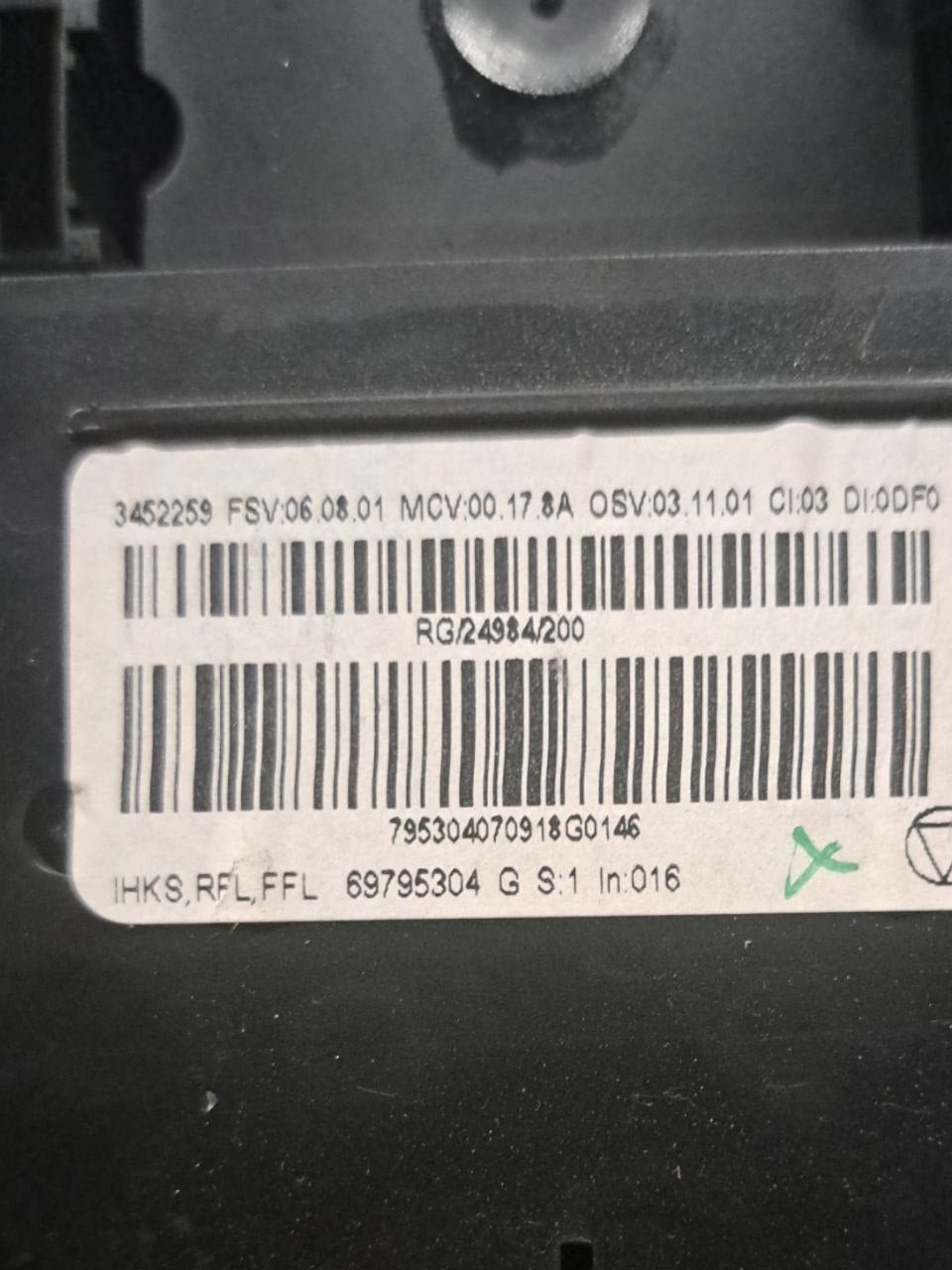 Comandi clima Mini Cooper R56 COD:69795304 (2006 - 2013) - F&P CRASH SRLS - Ricambi Usati