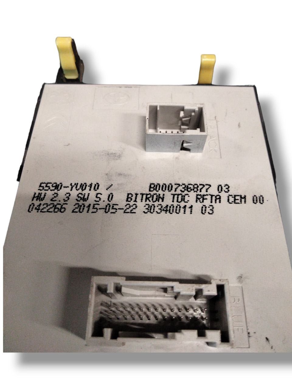 Toyota Aygo Mk2 1.0 petrol climate controls (2014 - 2021) code.5590 - Yv010 - F&P CRASH SRLS - Used Parts
