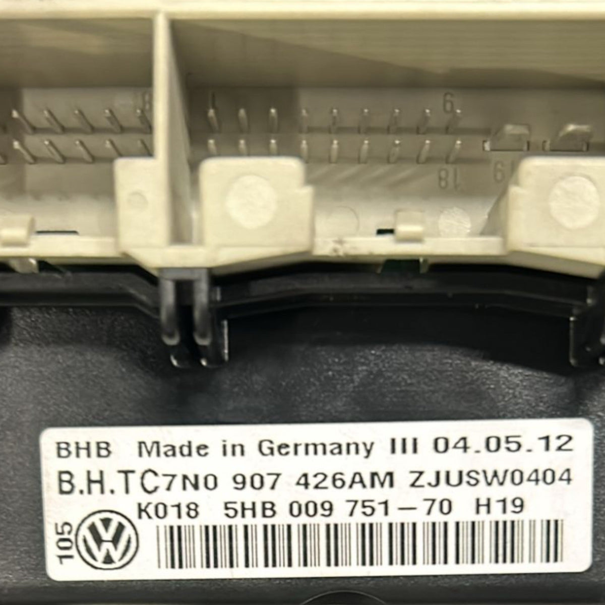 Climate Controls Volkswagen Golf VI code:5HB009751 ( 2008 > 2012 ) - F&P CRASH SRLS - Used Parts