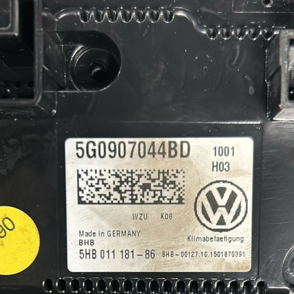 Comandi Clima Volkswagen Golf VII (2012 > 2017) cod:5G0907044BD - F&P CRASH SRLS - Ricambi Usati