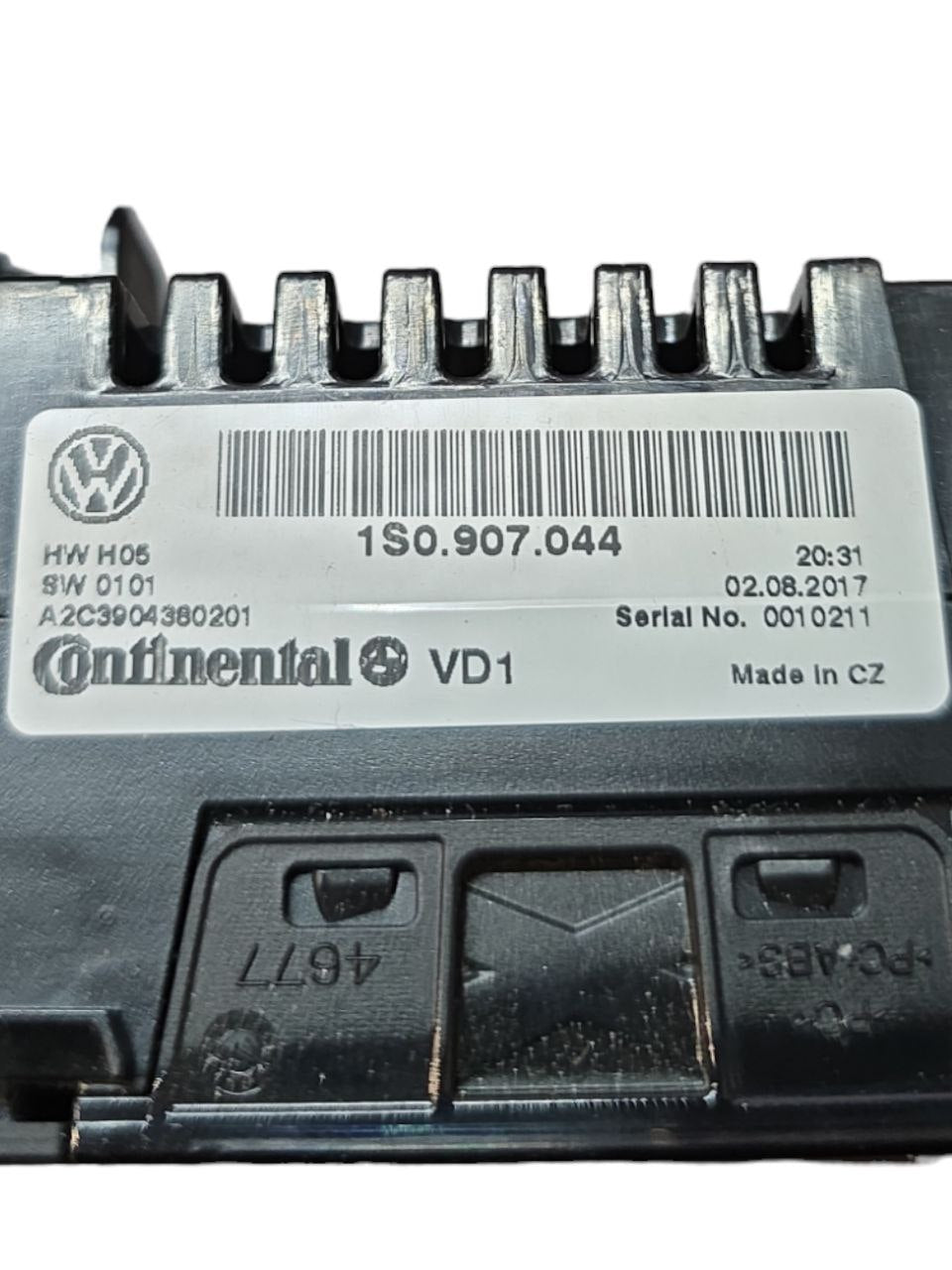 Climate Controls Volkswagen Up 1.0 Petrol (2012 >) Code: 1S0907044 - F&P CRASH SRLS - Used Parts