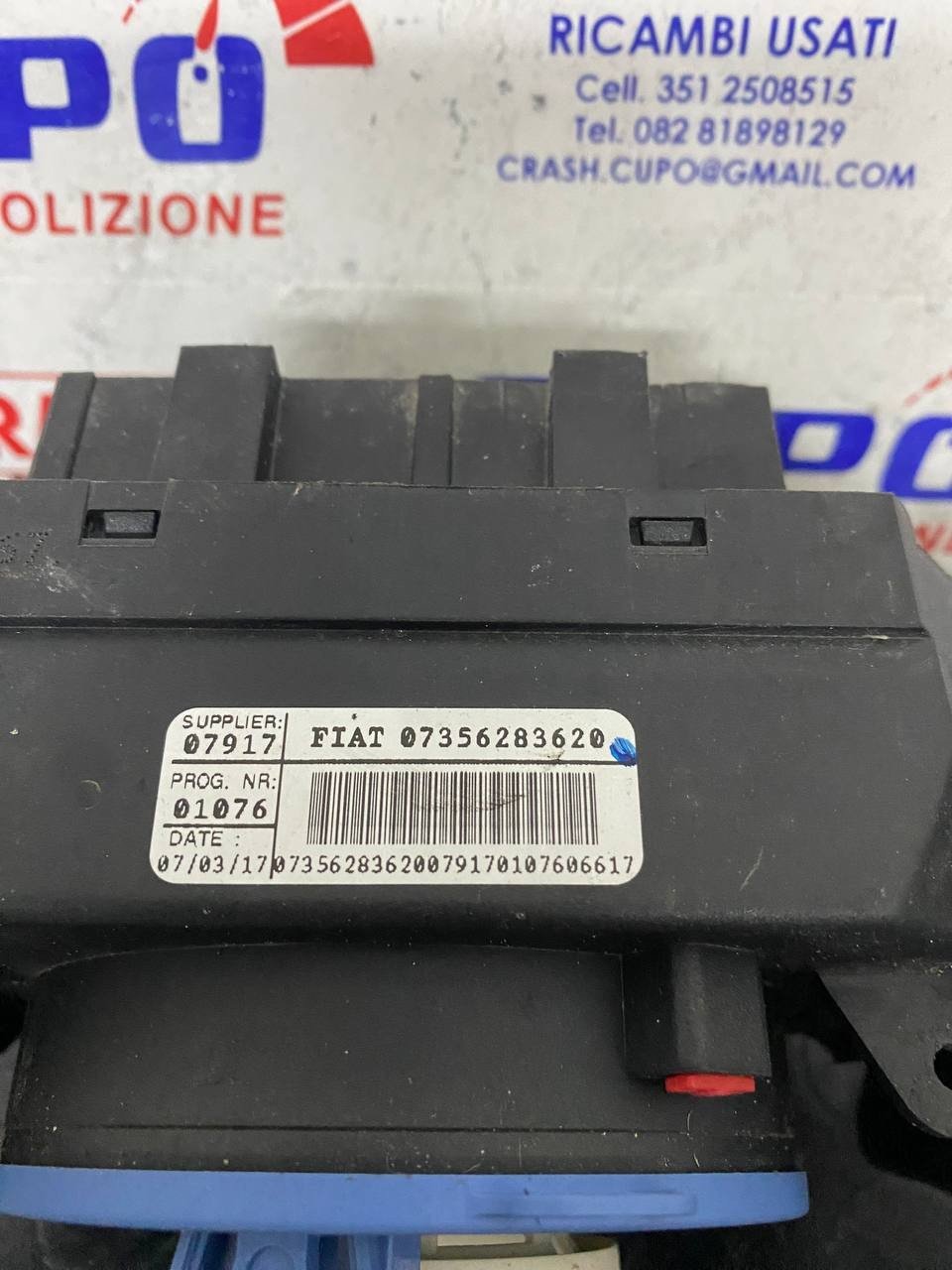 Comandi devio luci Fiat 500 (2009) cod: 07356283620 - F&P CRASH SRLS - Ricambi Usati