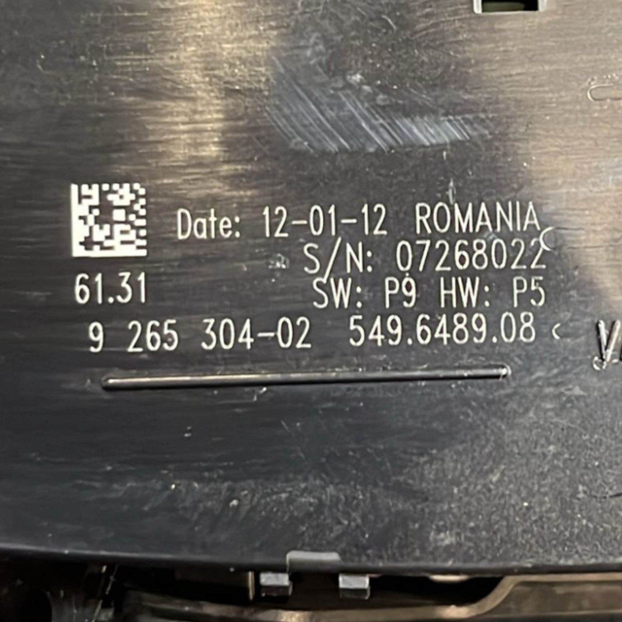 Comandi Luci Bmw Serie I (F20) cod:9265304 - 02 (2011>2019) - F&P CRASH SRLS - Ricambi Usati