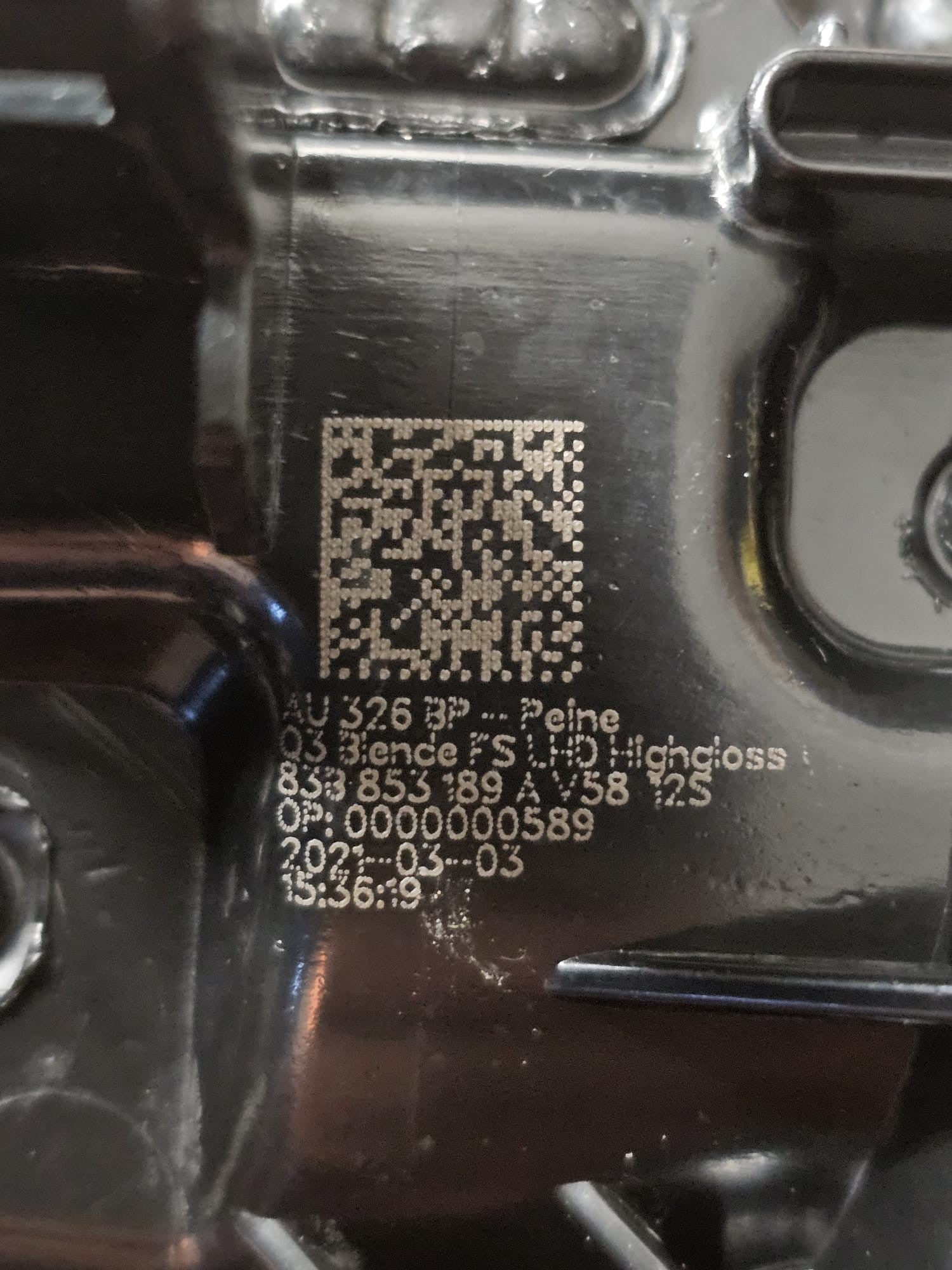 Comandi Luci + Modanatura Audi Q3 F3 Cod:83B853189 (2018 - >) - F&P CRASH SRLS - Ricambi Usati