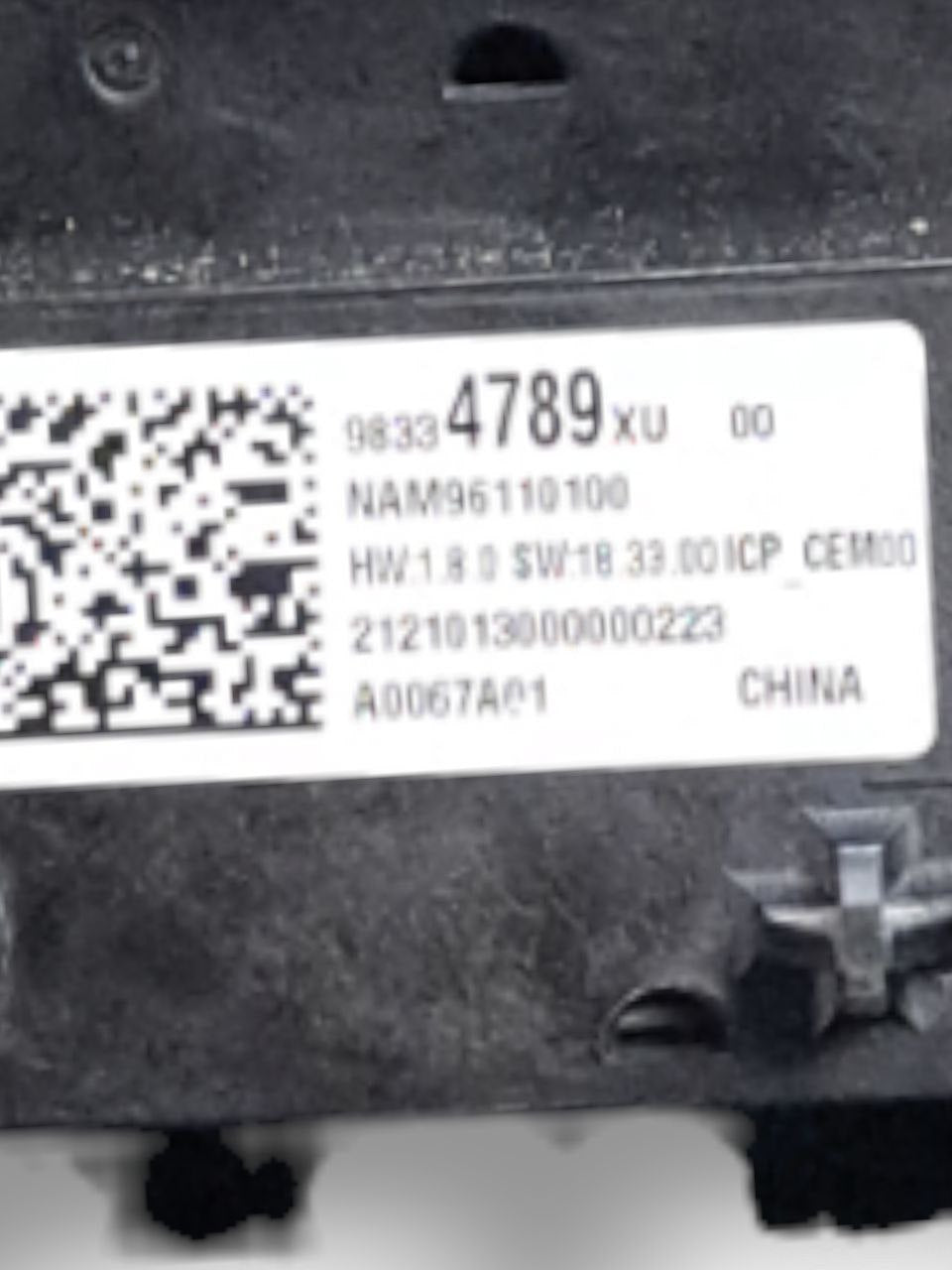 Comandi multifunzione autoradio / navigatore Peugeot 508 (2021) COD:98334789XU - F&P CRASH SRLS - Ricambi Usati