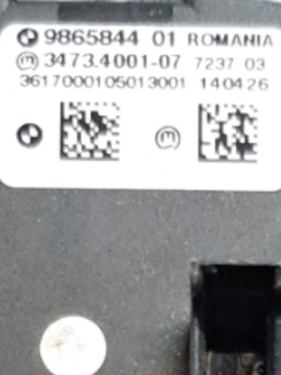 Comandi regolazione fari luci Mini Clubman ( f54 - 2018 ) COD:986584401 - F&P CRASH SRLS - Ricambi Usati