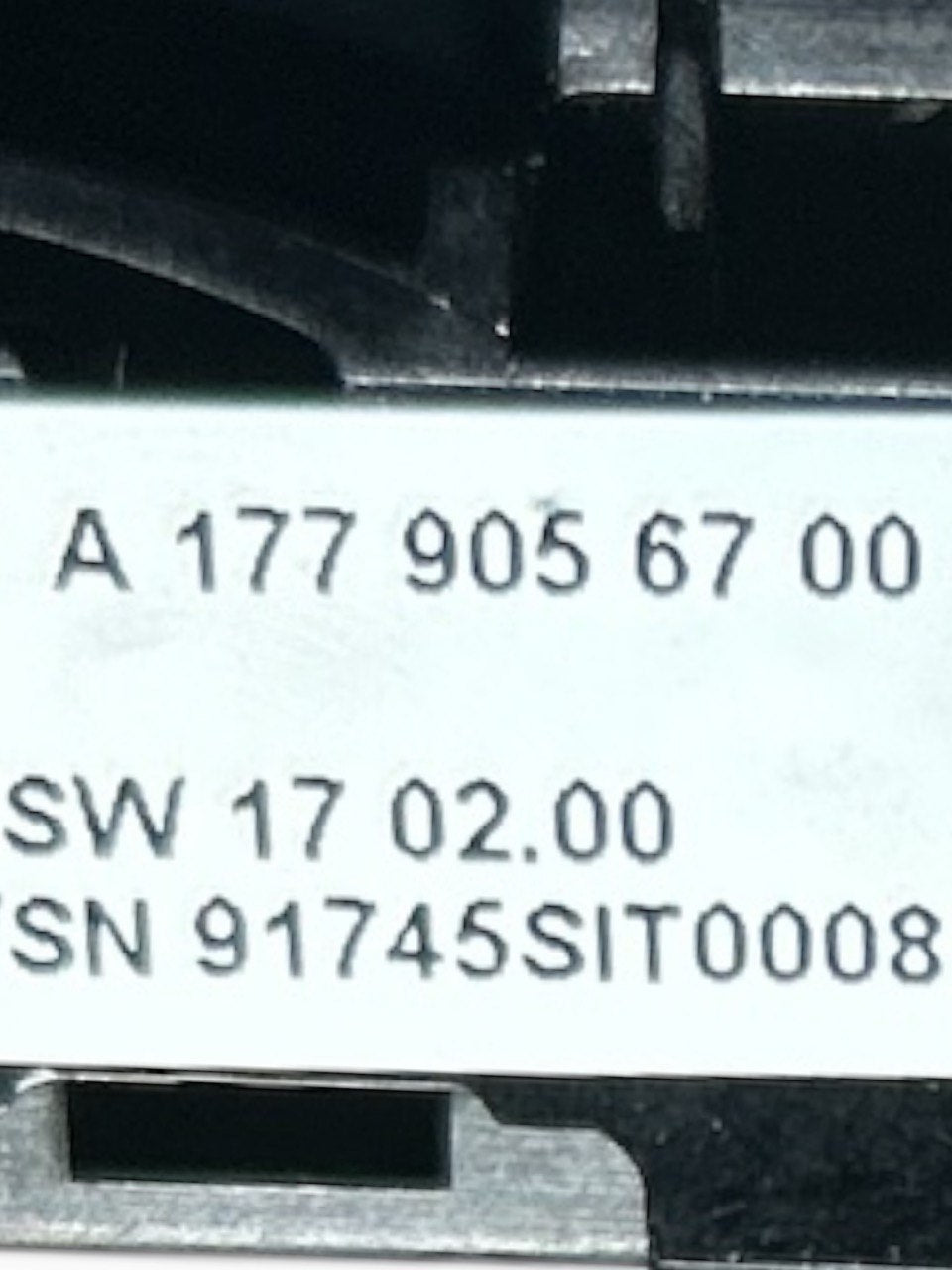 Comandi Sedili Riscaldabili Anteriore Sinistro Mercedes Benz Classe A (W177) (2018 > ) cod.A1779056700 - F&P CRASH SRLS - Ricambi Usati