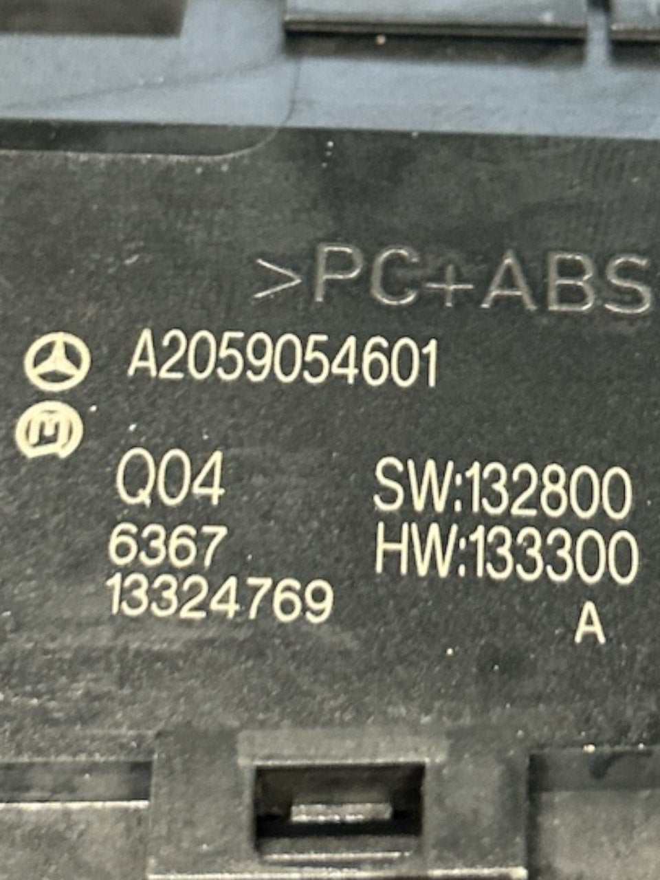 Stereo / Autoradio commands Mercedes Benz Class C (W205) cod.A2059054601 (2014 > 2021) - F&P CRASH SRLS - Used Parts