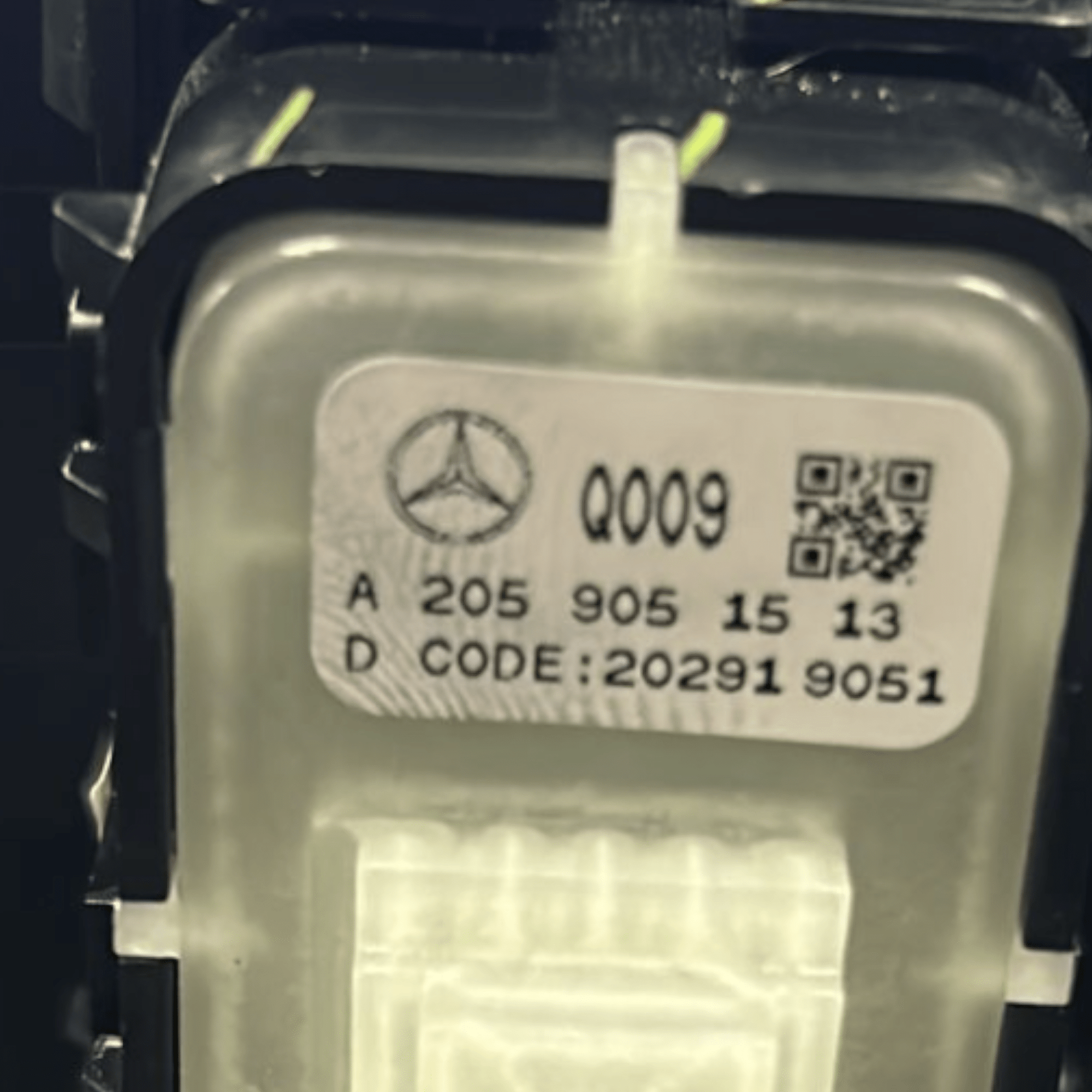 Comando Alza Vetro Anteriore Destro Mercedes Benz EQC (2019 > 2023) cod:A2059051513 - F&P CRASH SRLS - Ricambi Usati