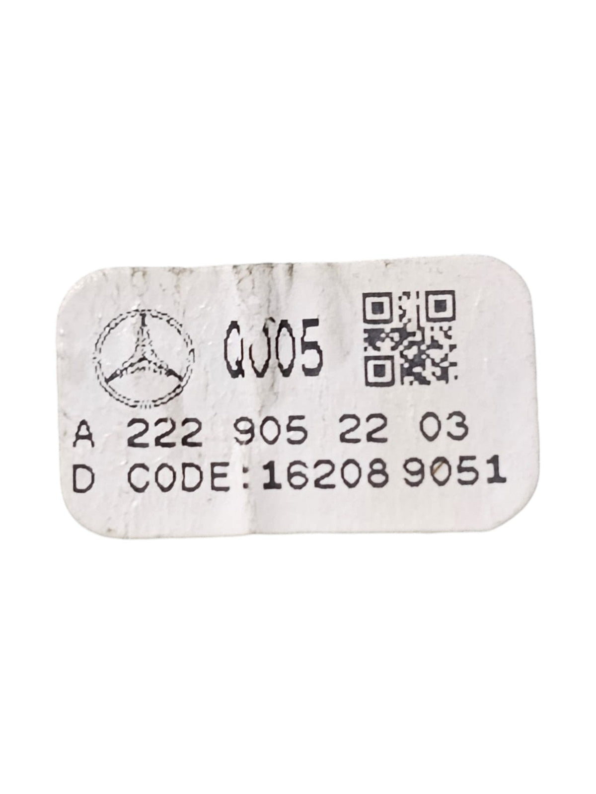 Front Right Window Lift Switch Mercedes Class C W205 Code:A2057200848 / A2229052203 (2014 - 2021) - F&P CRASH SRLS - Used Parts